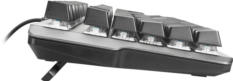 SpeedLink VELA Kabelgebunden, USB Gaming-Tastatur Deutsch, QWERTZ Schwarz Beleuchtet, Multimediatasten