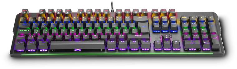 SpeedLink VELA Kabelgebunden, USB Gaming-Tastatur Deutsch, QWERTZ Schwarz Beleuchtet, Multimediatasten