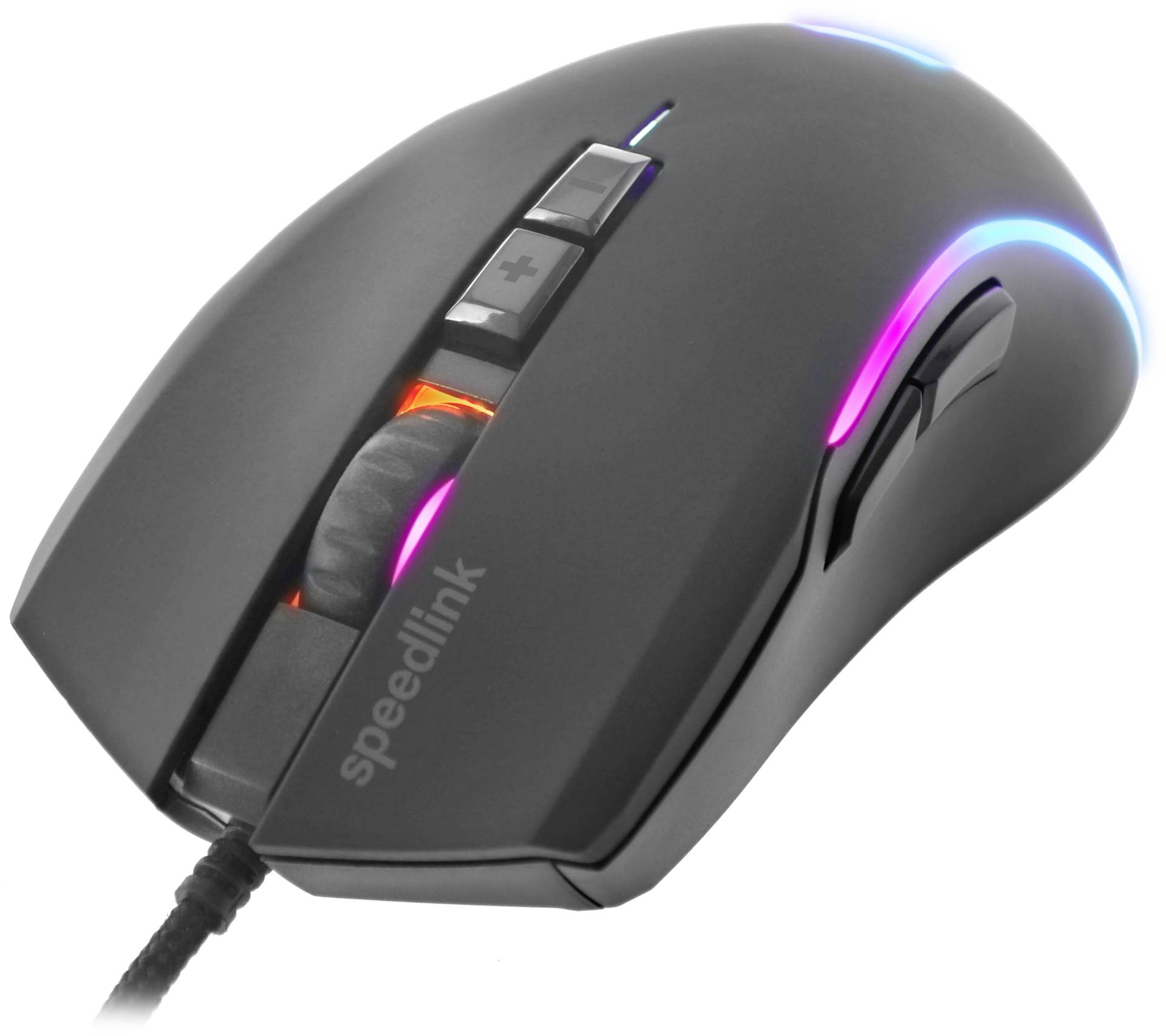 SpeedLink ZAVOS Gaming-Maus USB Schwarz 5 Tasten 3200 dpi, 6400 dpi Beleuchtet