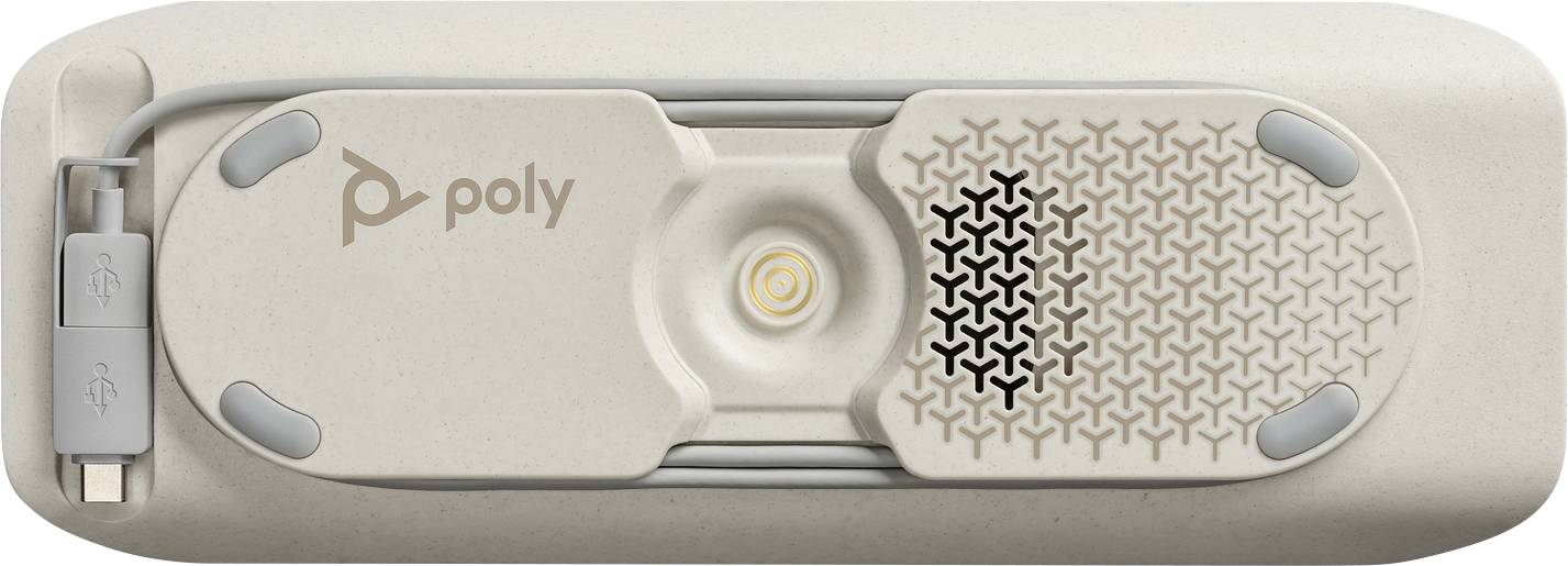 HP Poly 218765-01 Konferenzlautsprecher USB, Bluetooth® Silber, Silber-Schwarz