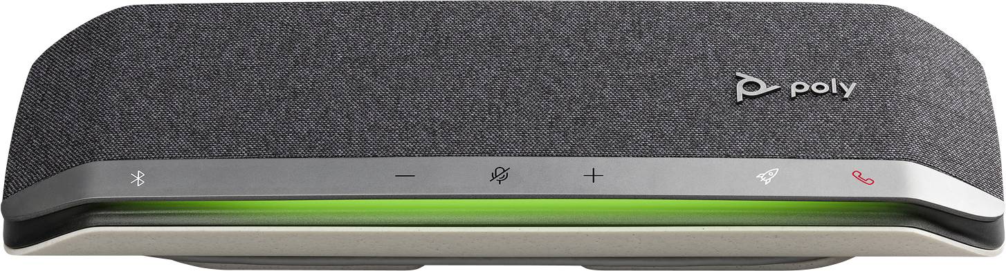HP Poly 216874-01 Konferenzlautsprecher USB, Bluetooth® Silber, Silber-Schwarz