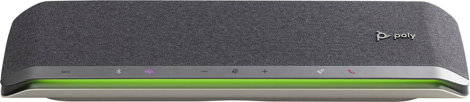 HP Poly 216873-01 Konferenzlautsprecher USB, Bluetooth® Silber, Silber-Schwarz