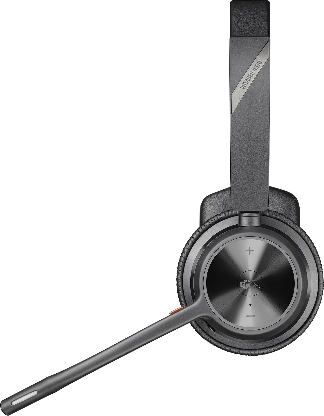 HP Poly VOYAGER 4310 UC On Ear Headset Bluetooth® Mono Schwarz Mikrofon-Rauschunterdrückung, Noise Cancelling Mikrofon-Stummschaltung Telefon