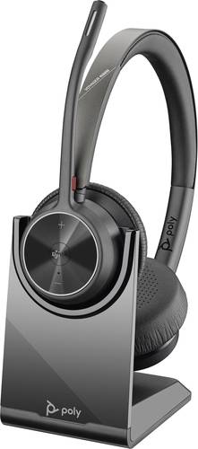 POLY VOYAGER 4320 UC Telefon On Ear Headset Bluetooth®, kabelgebunden Stereo Schwarz Mikrofon Rausc  - Onlineshop Voelkner