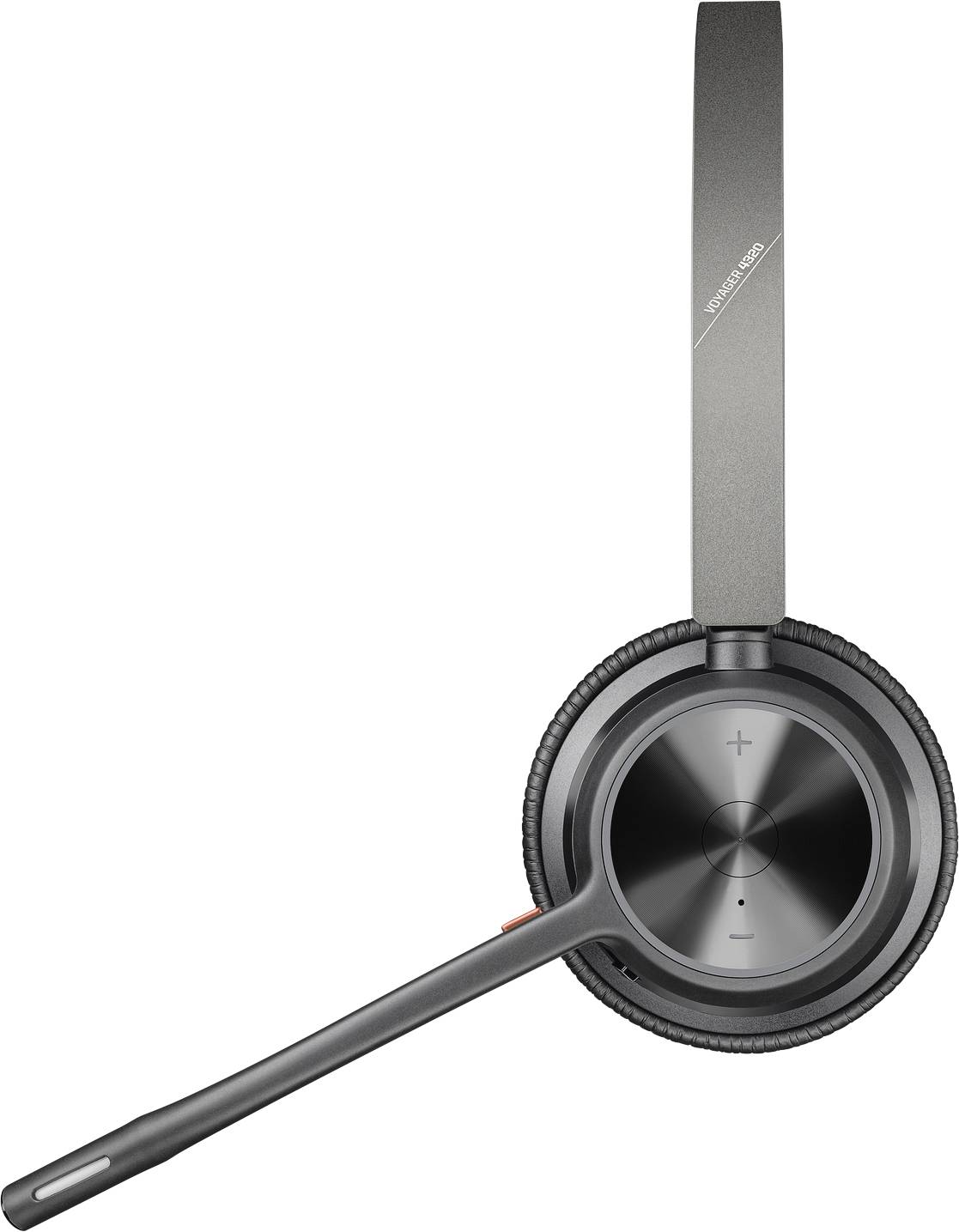 HP Poly VOYAGER 4320 UC On Ear Headset Bluetooth® Stereo Schwarz Mikrofon-Rauschunterdrückung, Noise Cancelling Mikrofon-Stummschaltung Telefon