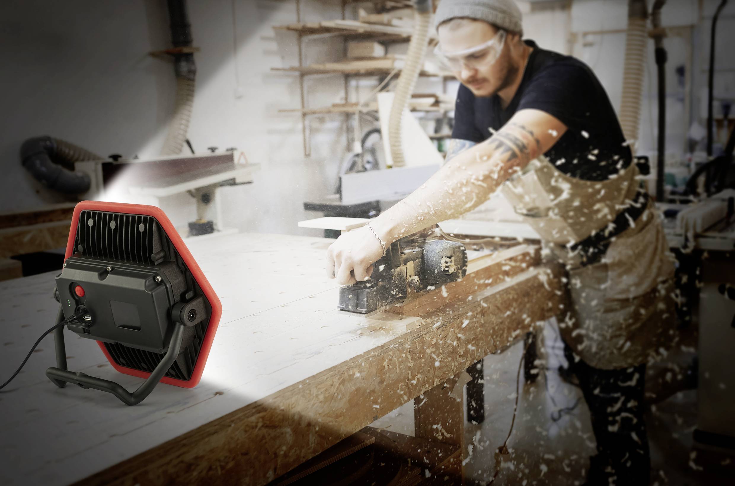 TOOLCRAFT LED Arbeitsleuchte E (A - G) 4400lm TO-7447413