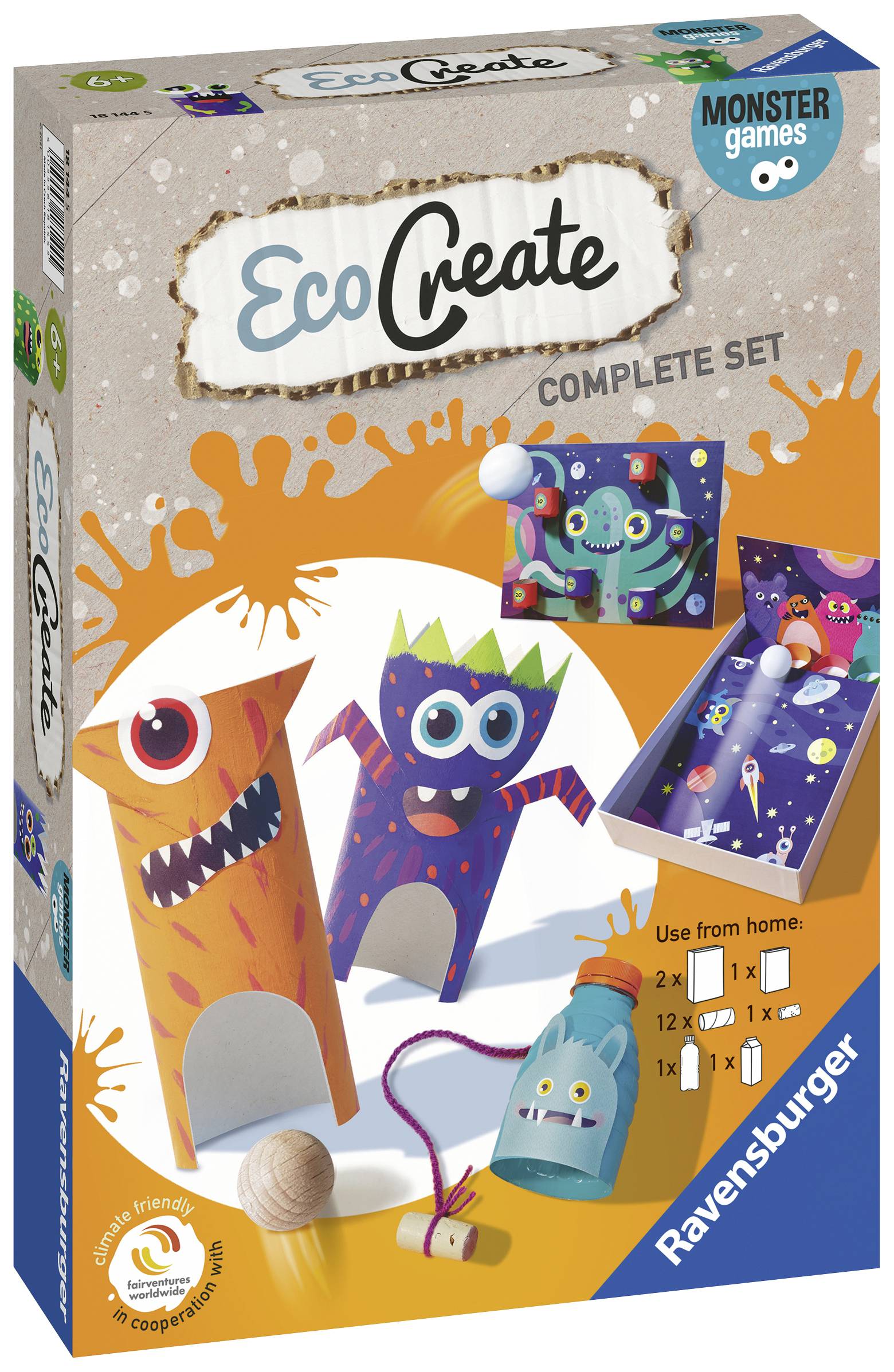 Ravensburger Bastelset EcoCreate Monster Games