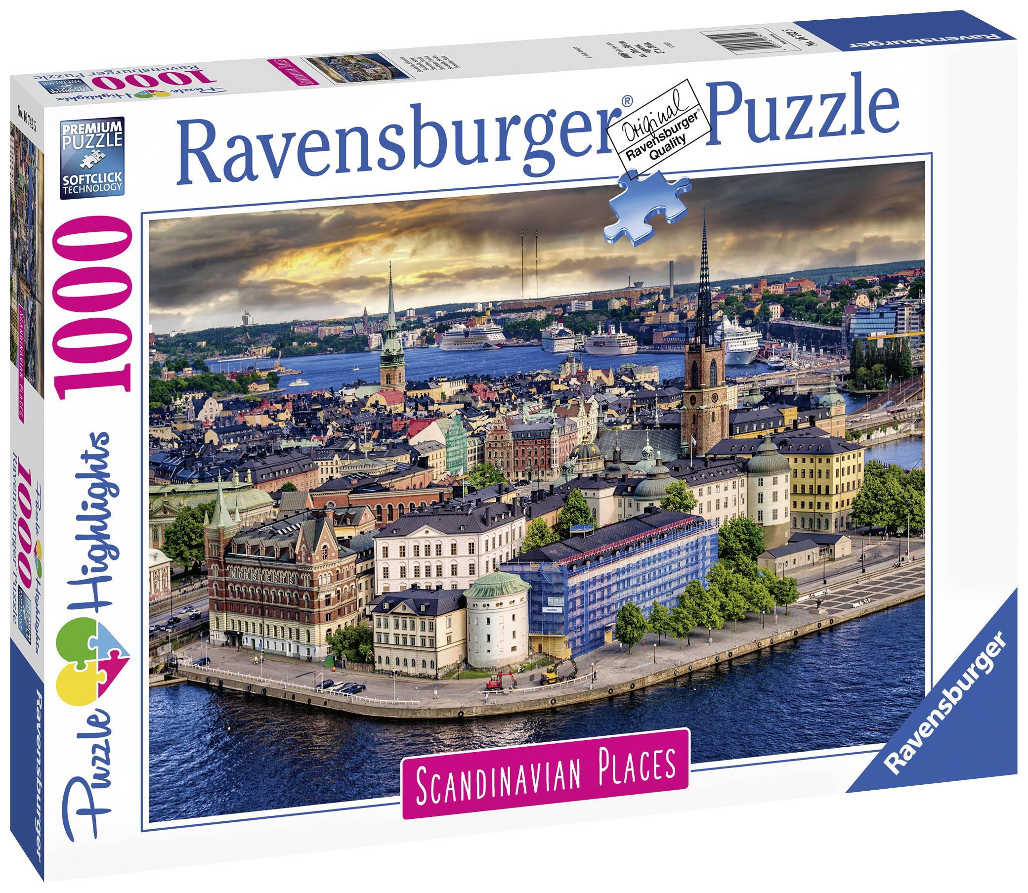 Ravensburger Puzzle Stockholm, Schweden 16742 1St.