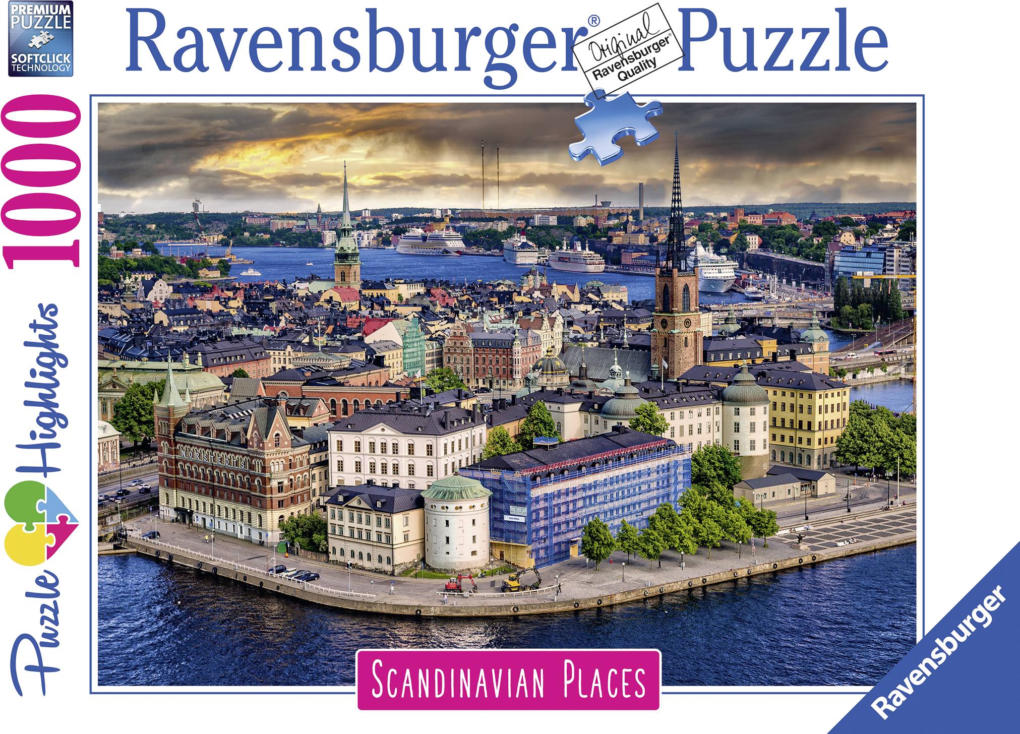 Ravensburger Puzzle Stockholm, Schweden 16742 1St.