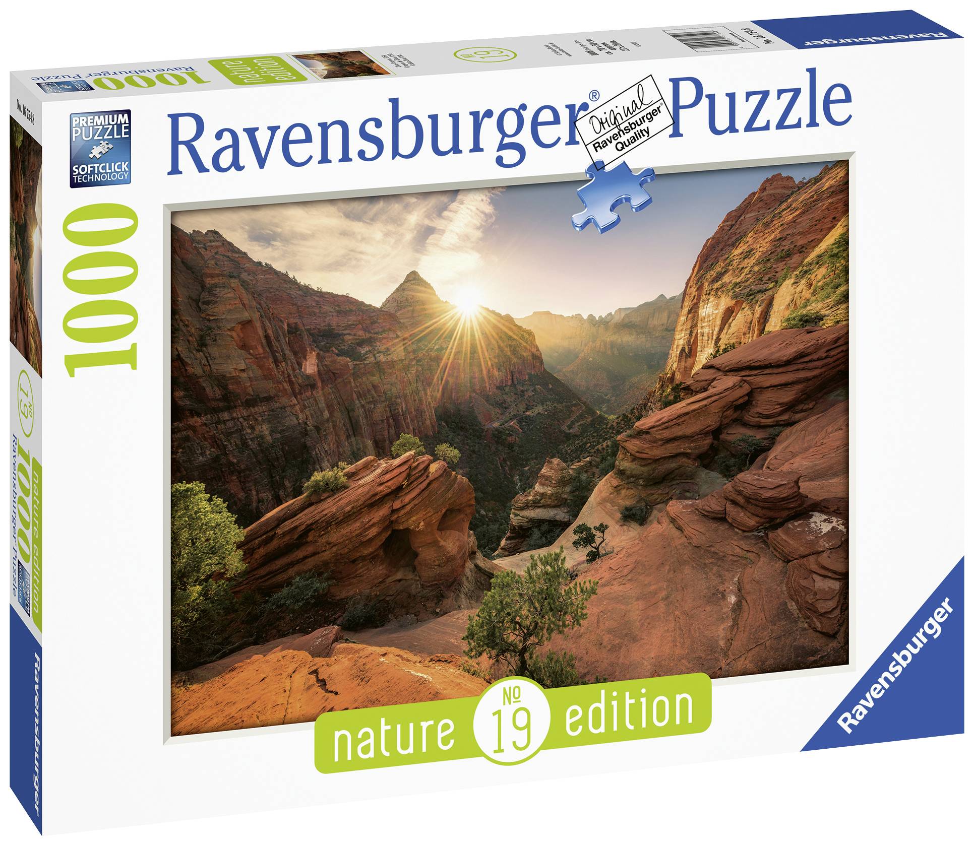 Ravensburger Puzzle Zion Canyon USA 16754 1St.