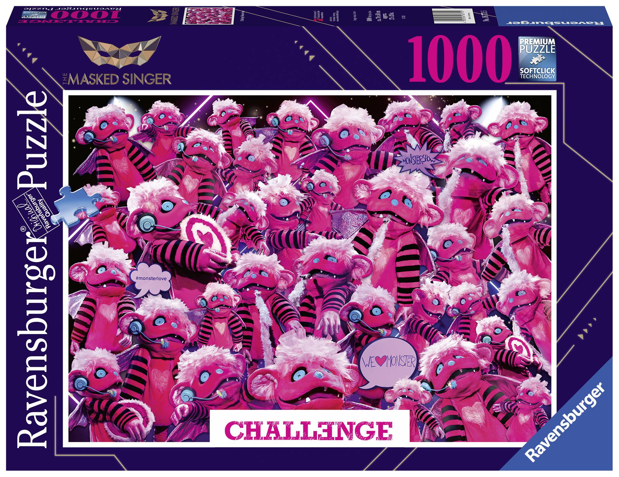 Ravensburger Puzzle Challenge Monsterchen 16771 1 St.