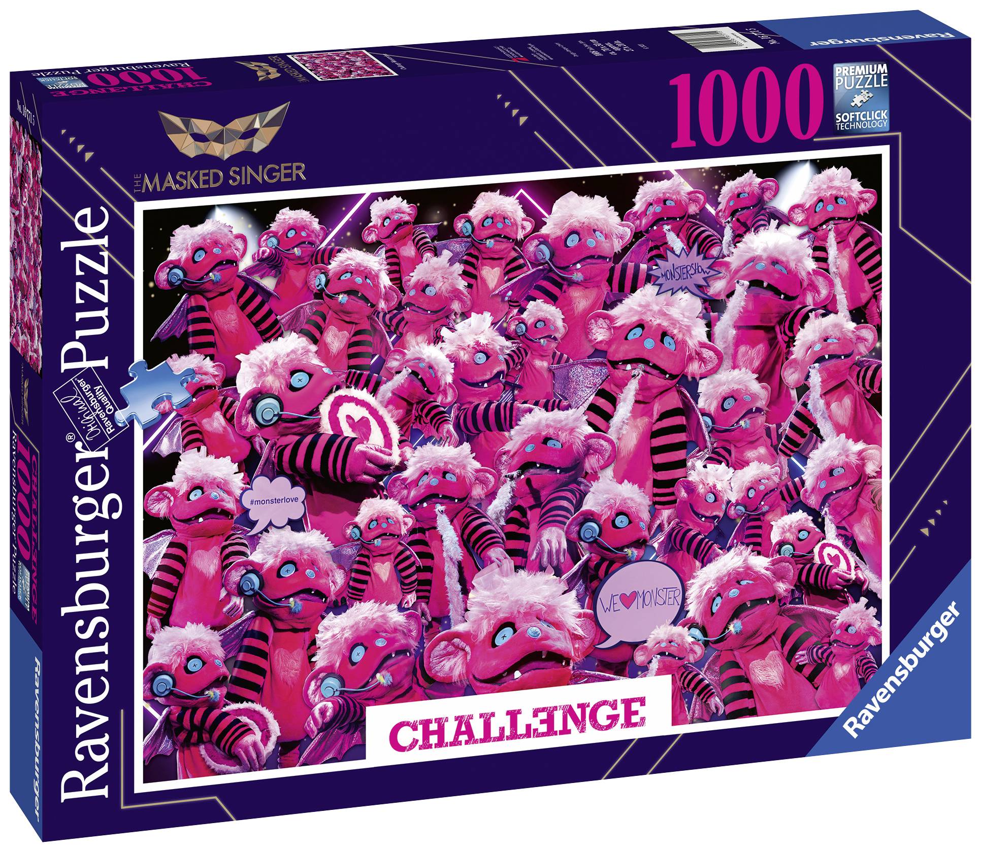 Ravensburger Puzzle Challenge Monsterchen 16771 1 St.