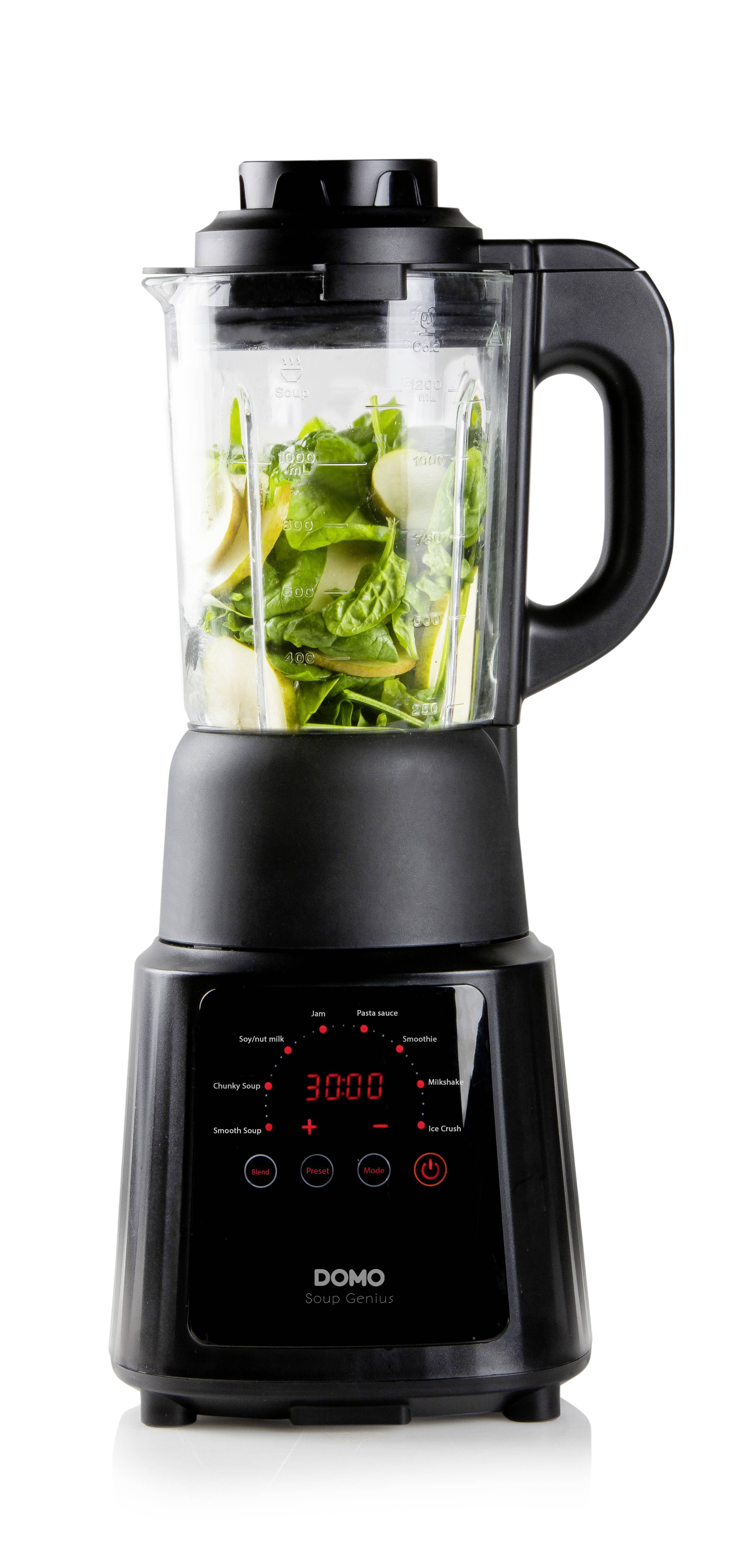 DOMO Digital Genius DO726BL Suppenbereiter Schwarz