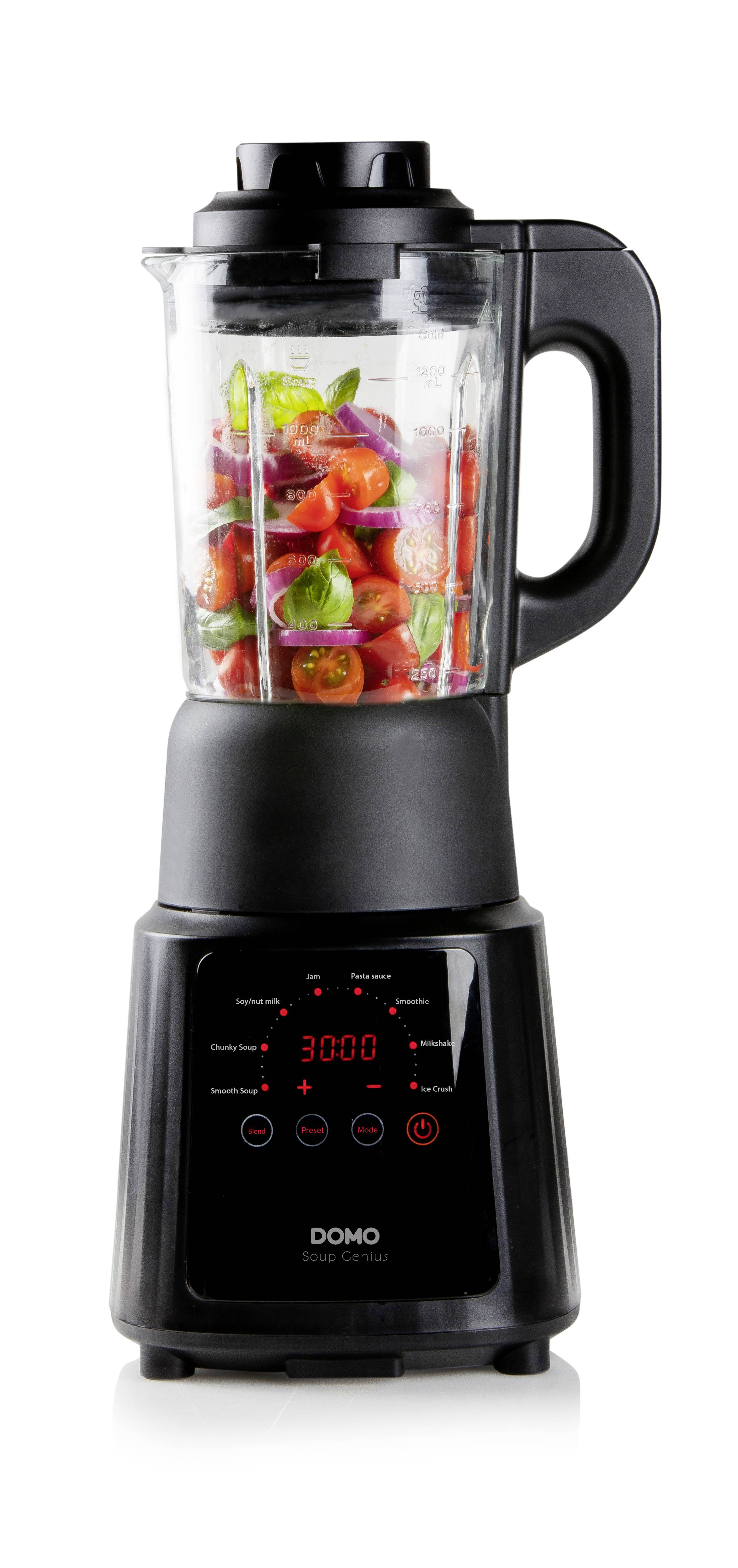 DOMO Digital Genius DO726BL Suppenbereiter Schwarz