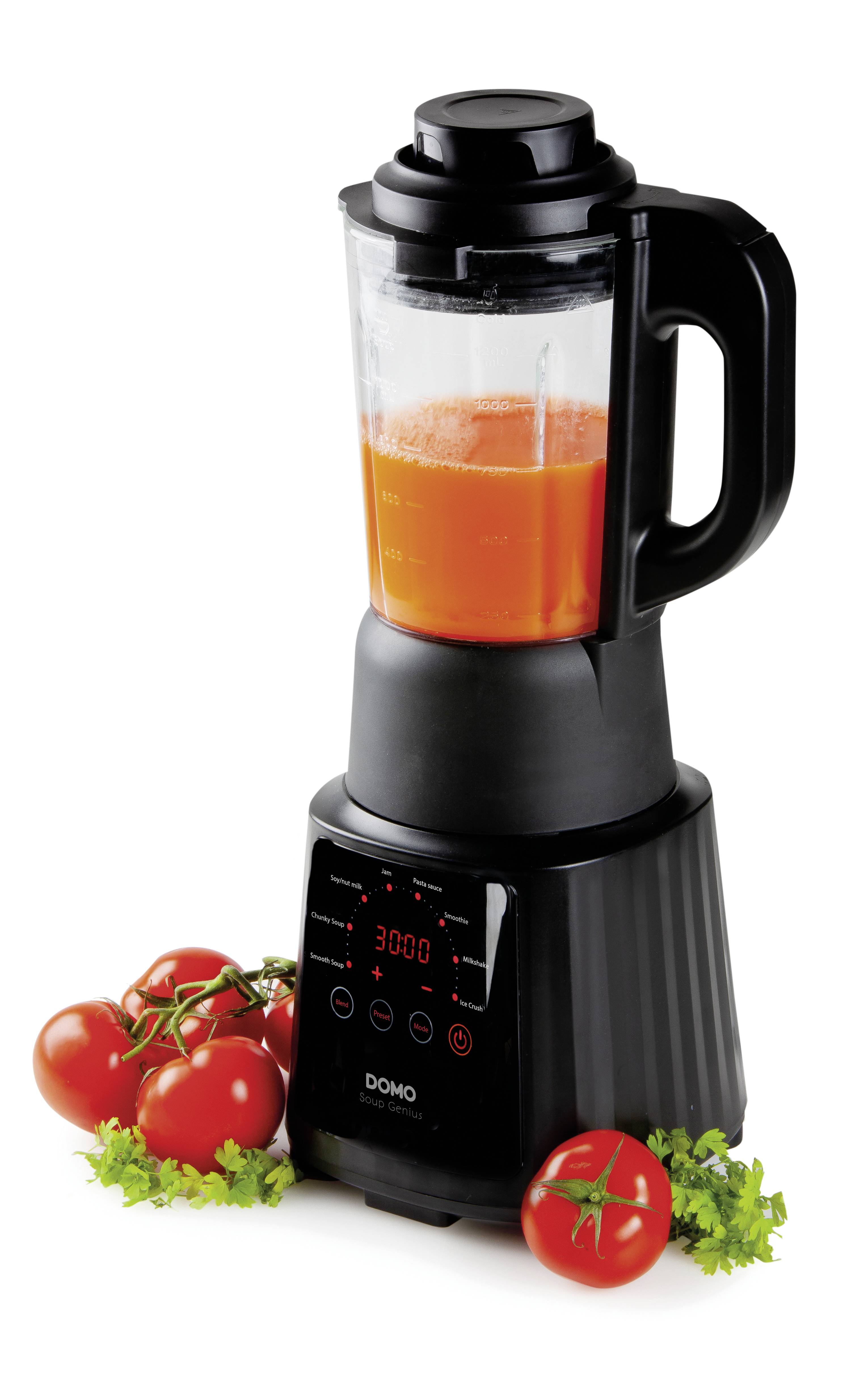 DOMO Digital Genius DO726BL Suppenbereiter Schwarz