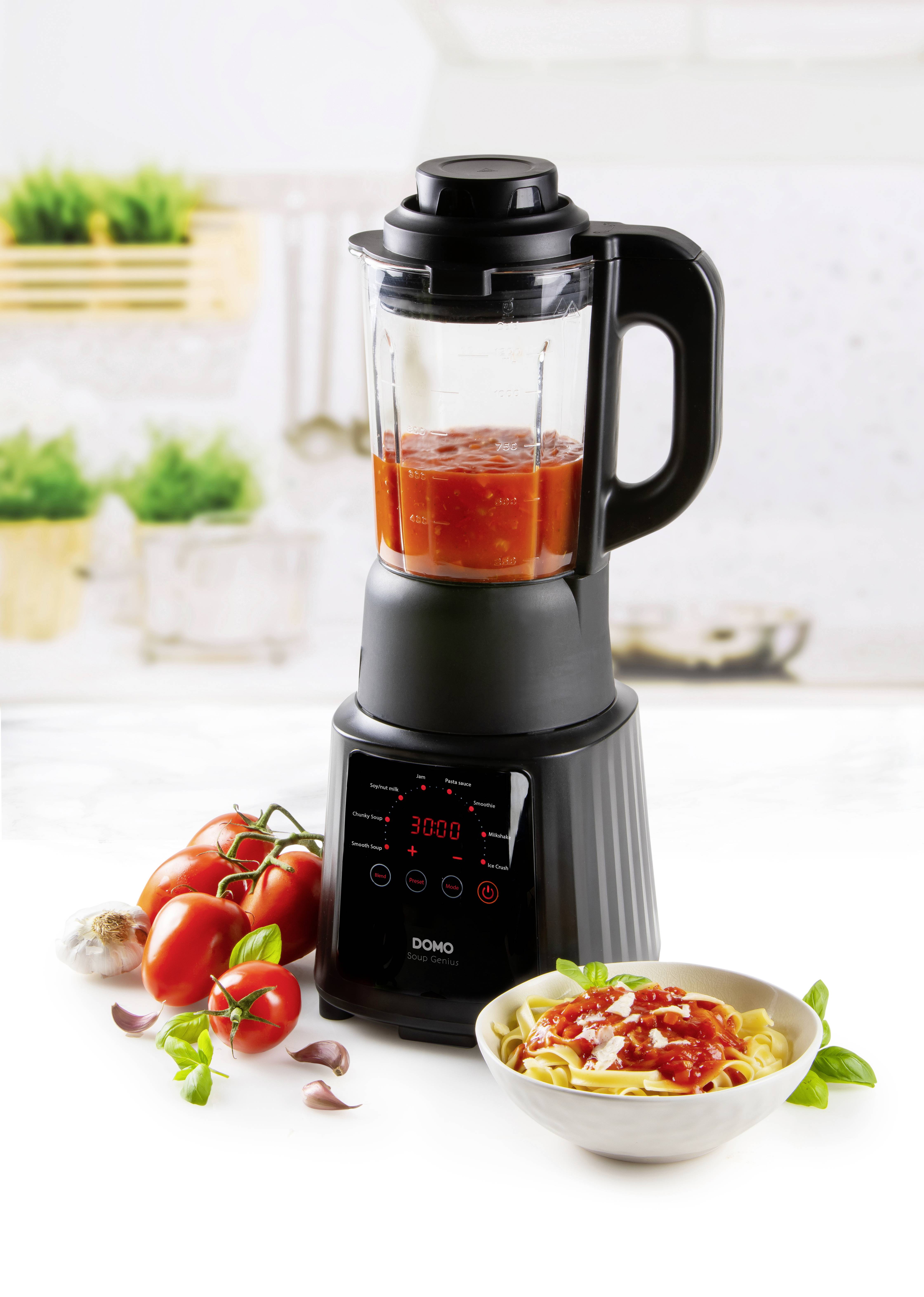 DOMO Digital Genius DO726BL Suppenbereiter Schwarz