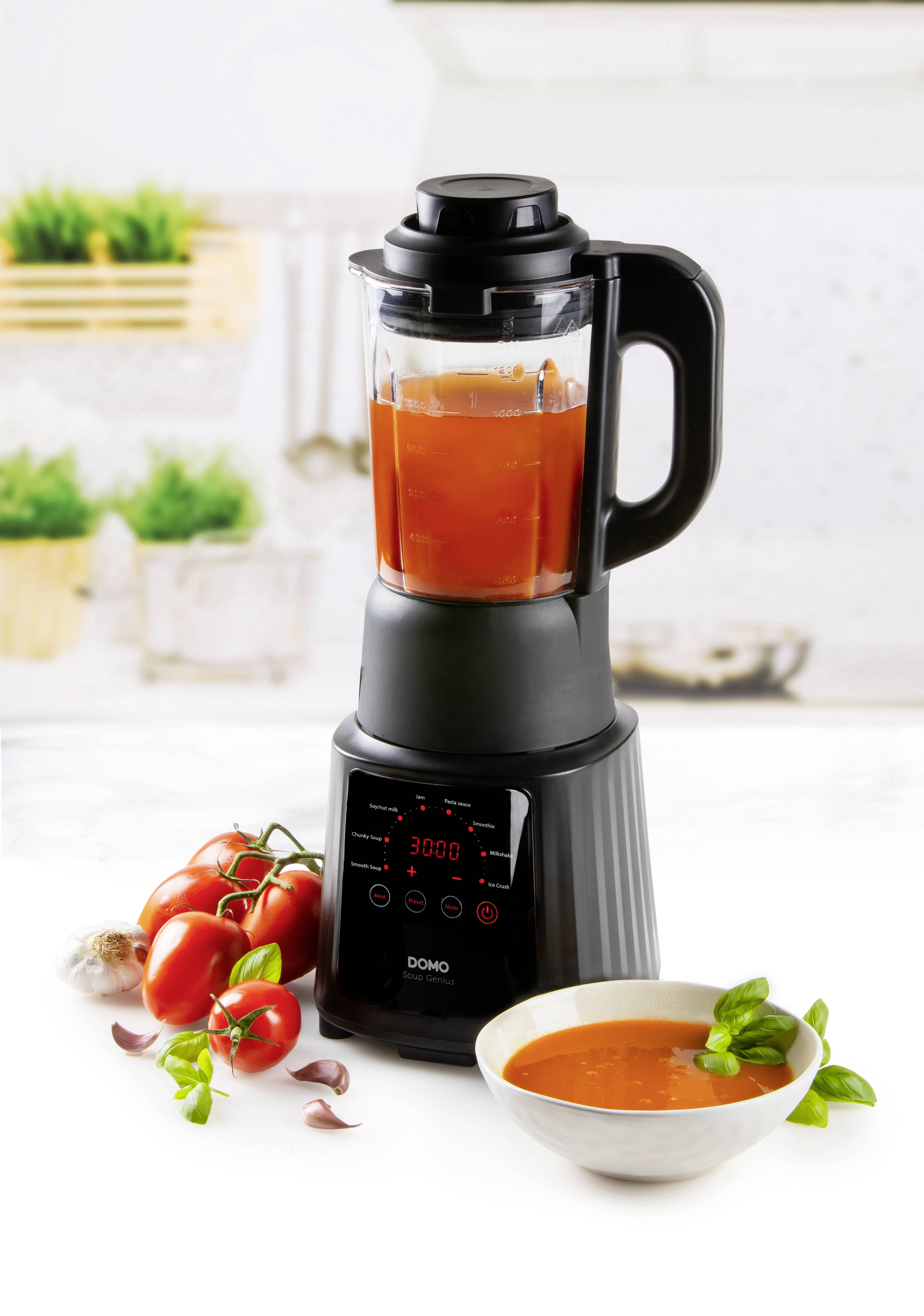 DOMO Digital Genius DO726BL Suppenbereiter Schwarz