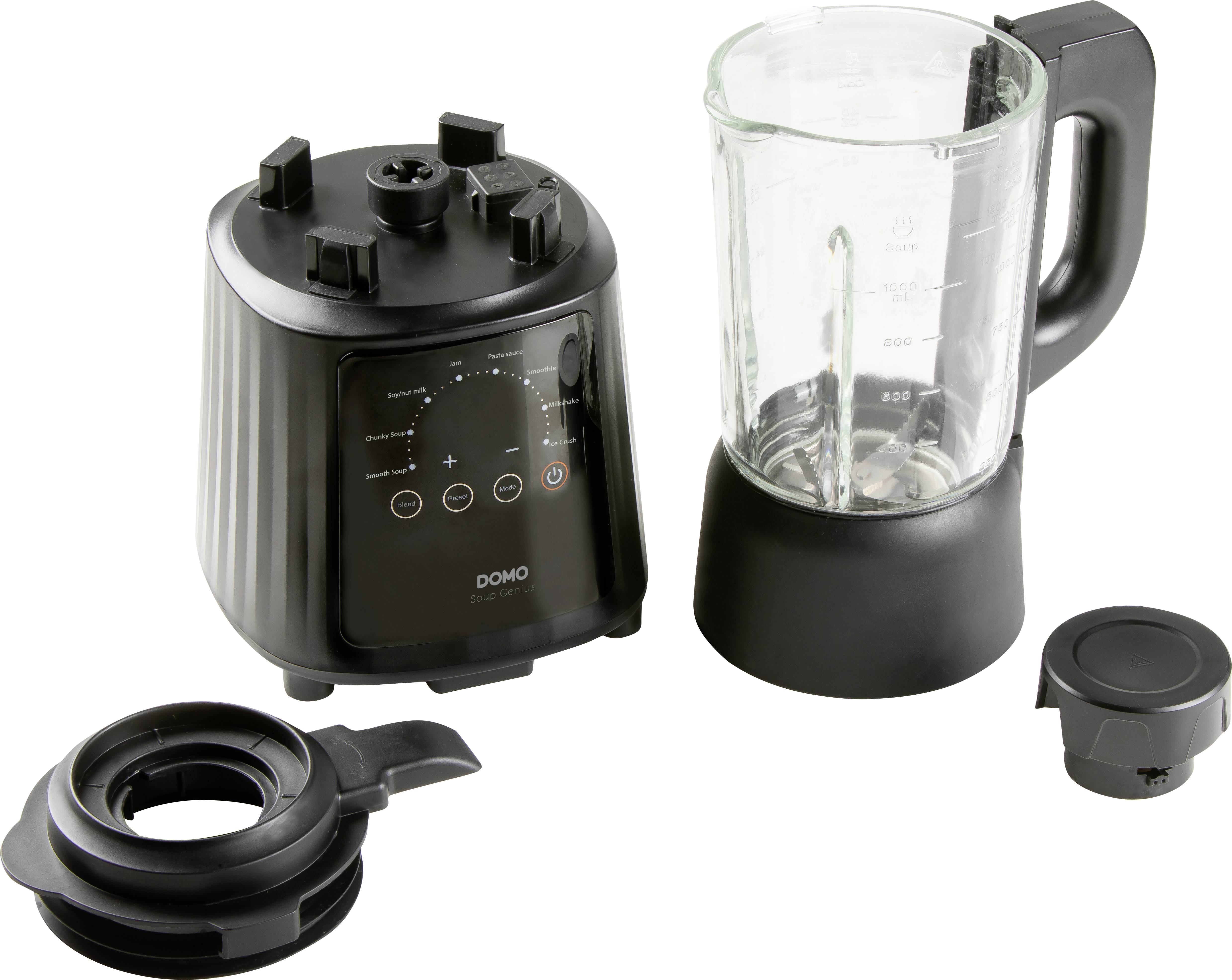 DOMO Digital Genius DO726BL Suppenbereiter Schwarz