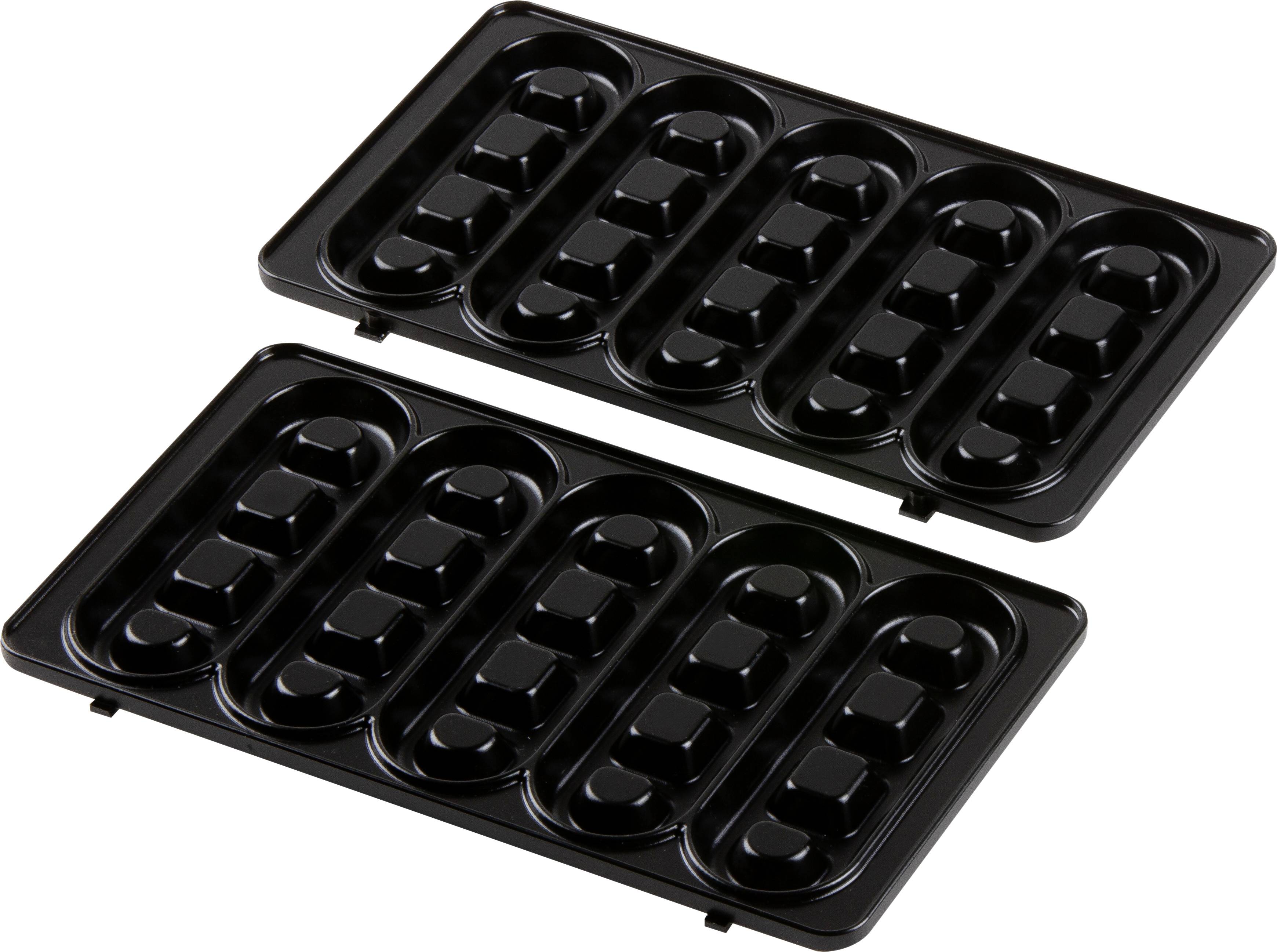 DOMO Snack Party 5in1 Sandwich-Toaster Cool-Touch-Gehäuse, Antihaftbeschichtung Rot