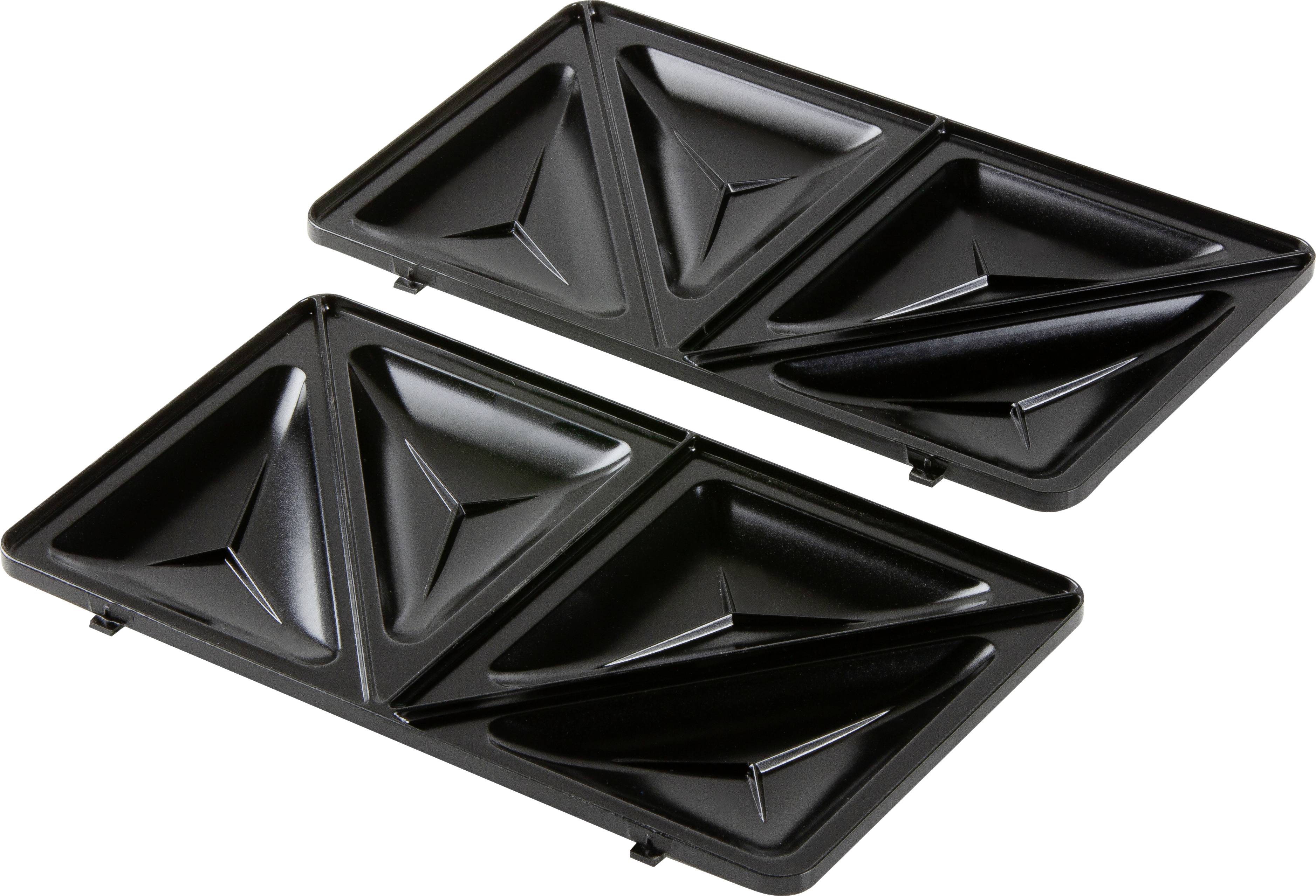 DOMO Snack Party 5in1 Sandwich-Toaster Cool-Touch-Gehäuse, Antihaftbeschichtung Rot