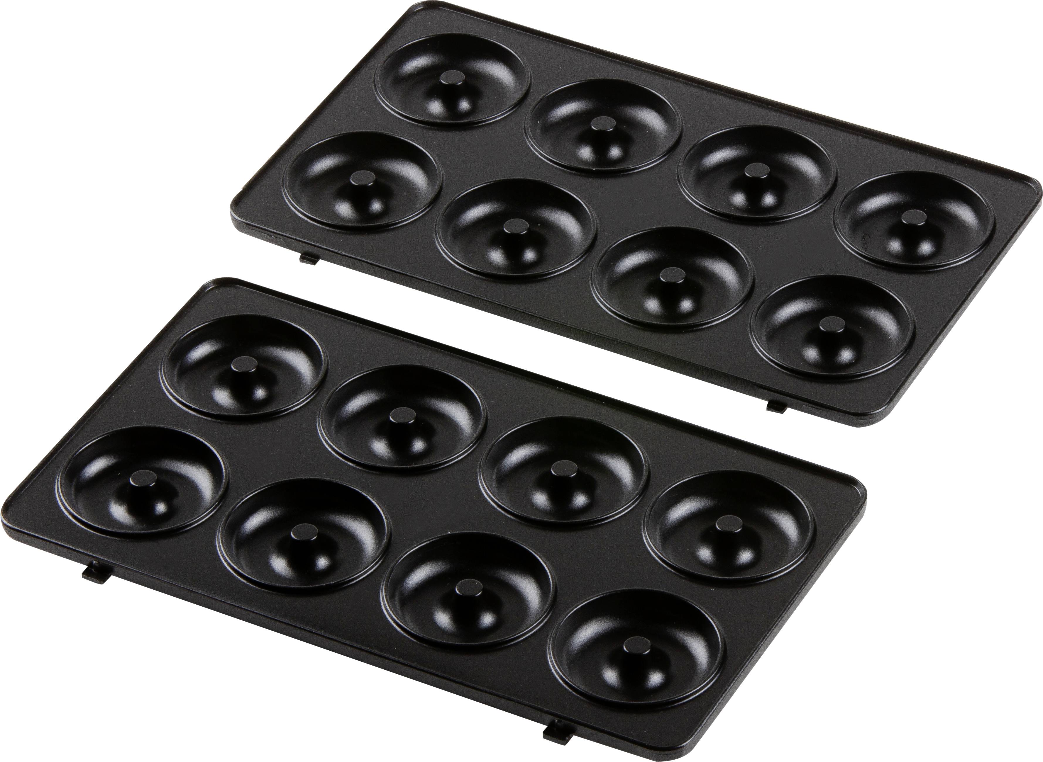 DOMO Snack Party 5in1 Sandwich-Toaster Cool-Touch-Gehäuse, Antihaftbeschichtung Rot