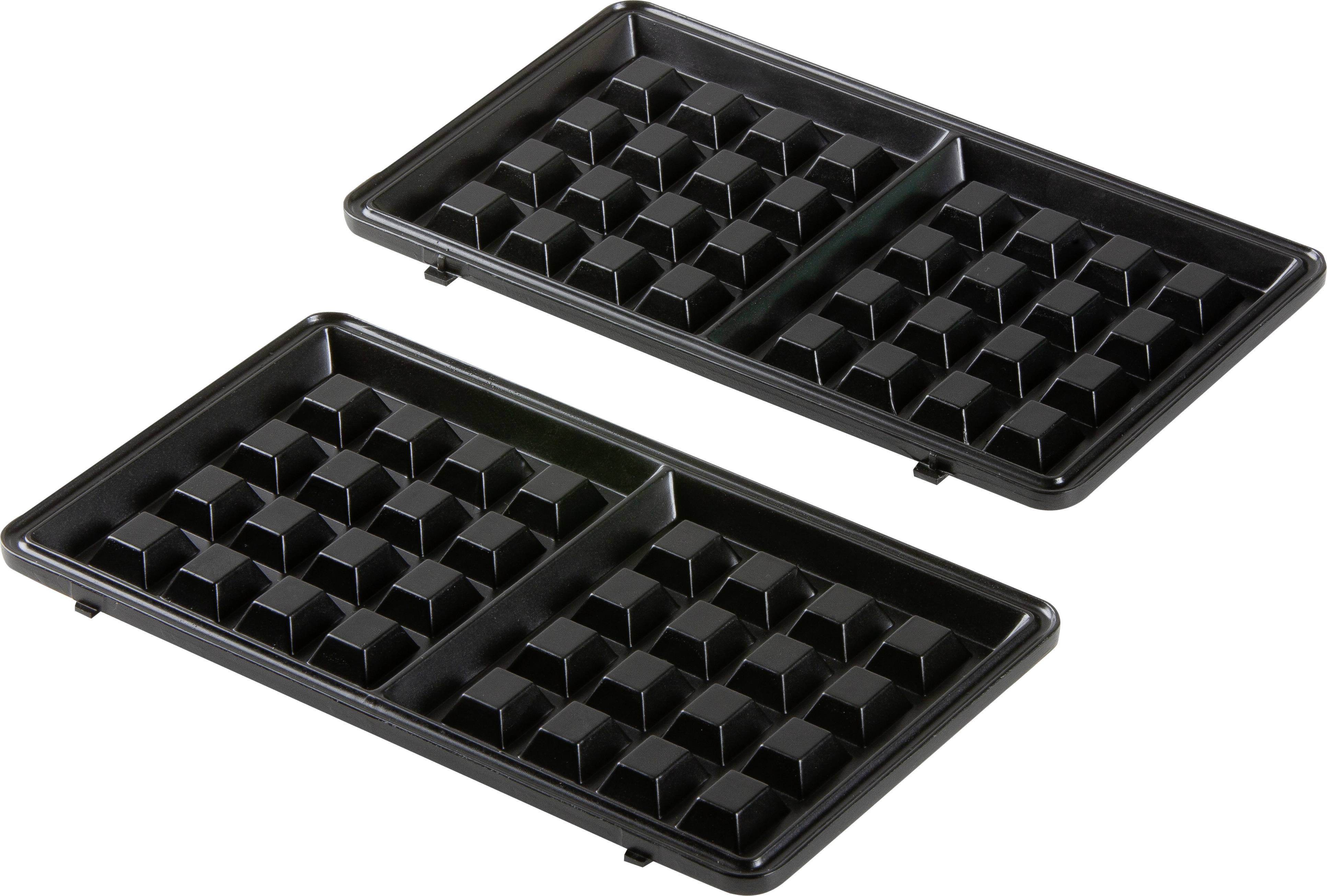 DOMO Snack Party 5in1 Sandwich-Toaster Cool-Touch-Gehäuse, Antihaftbeschichtung Rot