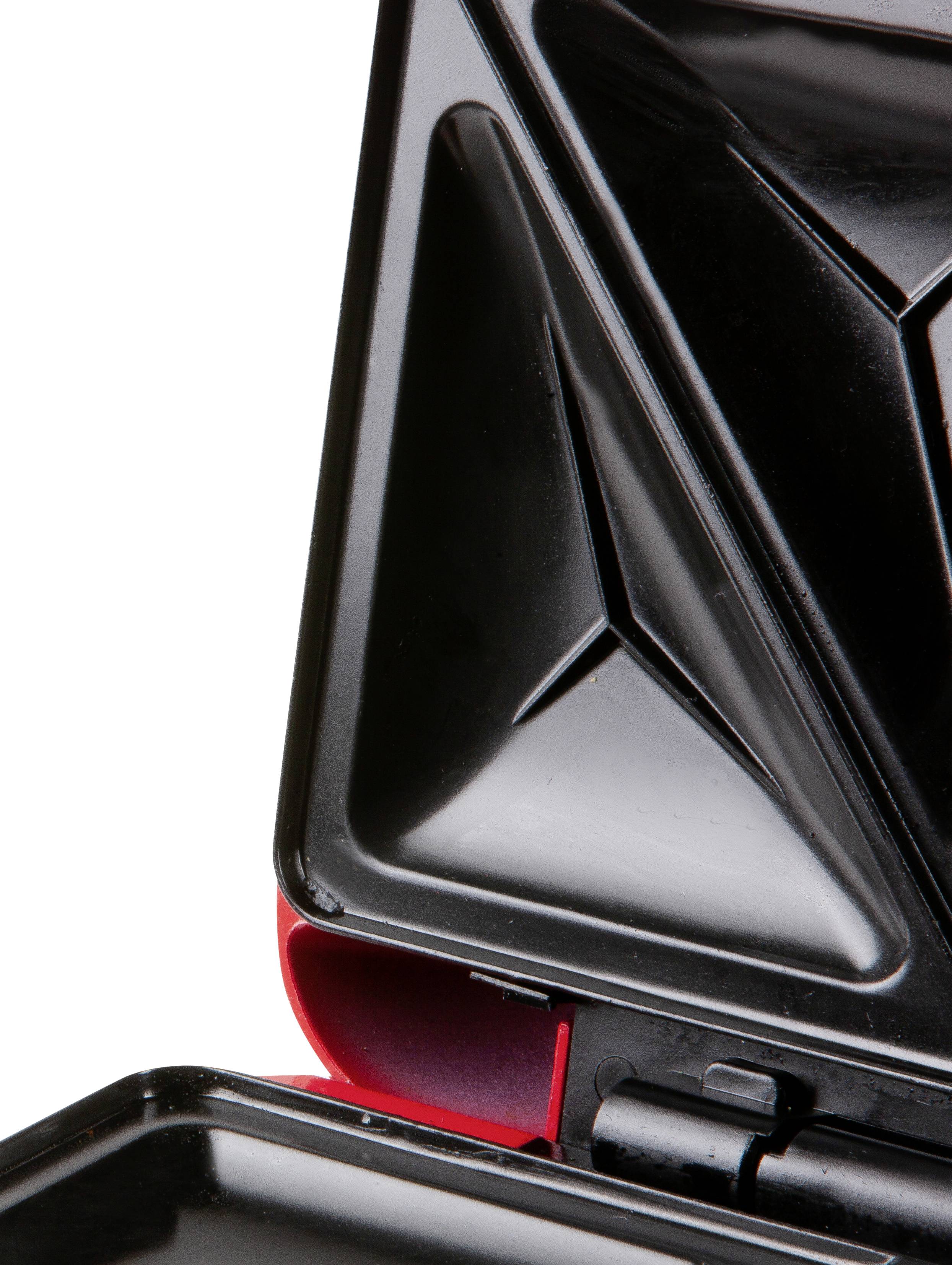 DOMO Snack Party 5in1 Sandwich-Toaster Cool-Touch-Gehäuse, Antihaftbeschichtung Rot