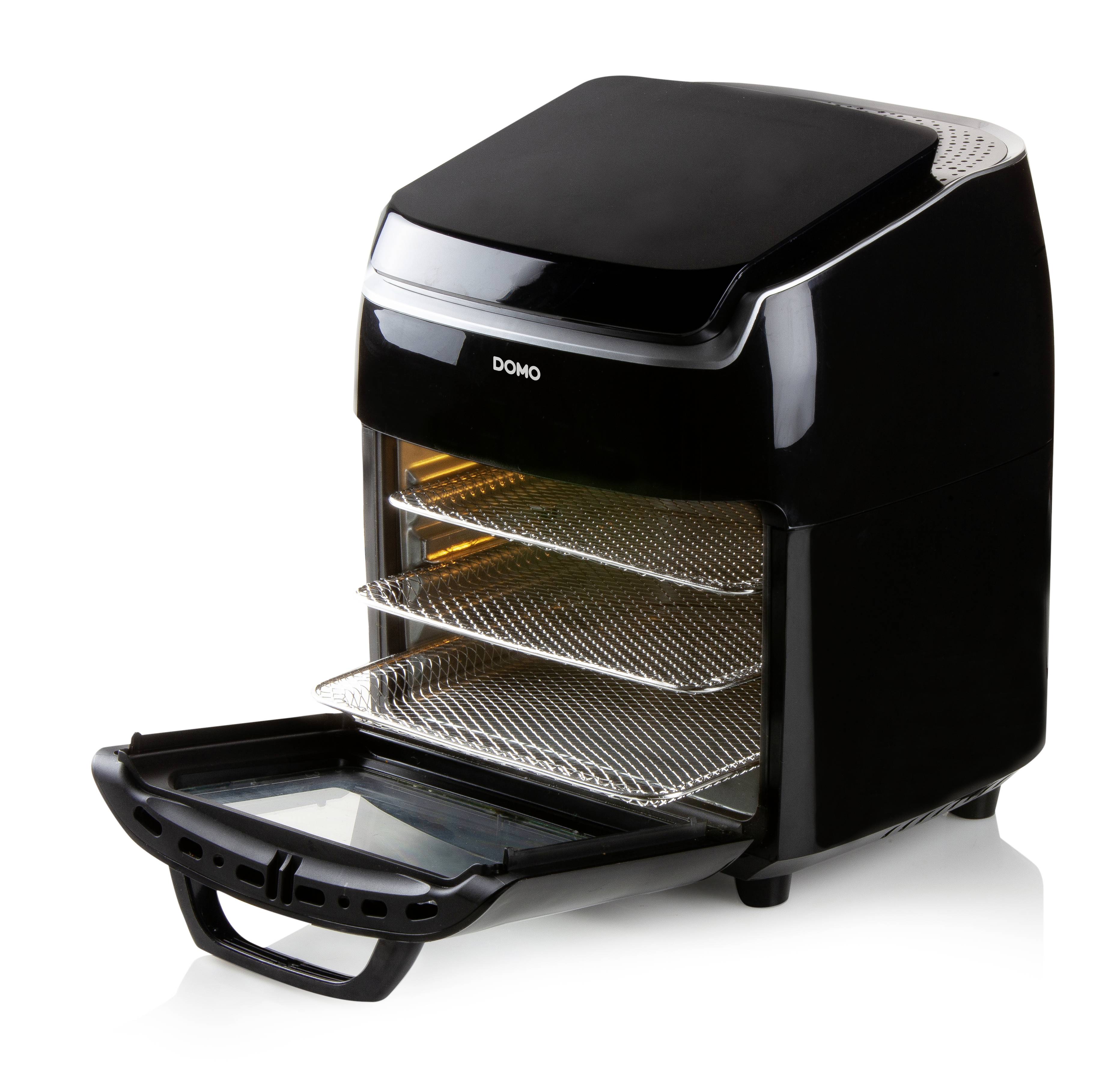DOMO DO534FR Fritteuse 10 l mit Display, Timerfunktion Schwarz