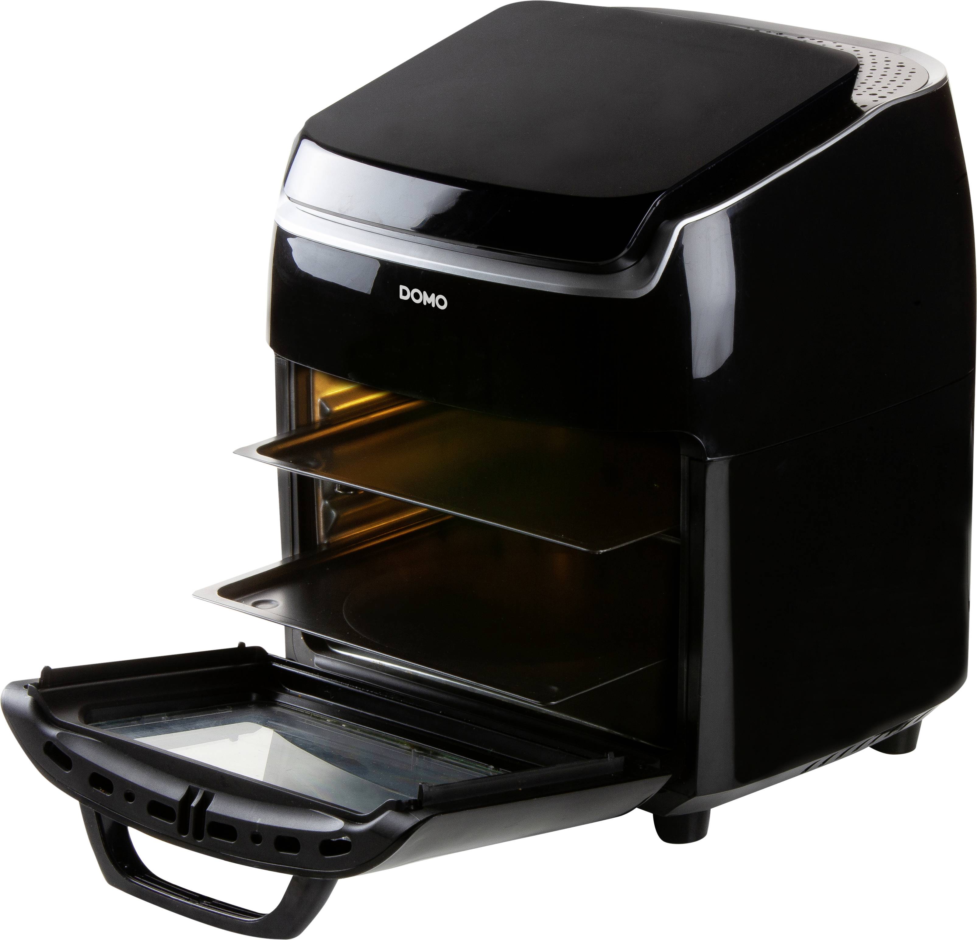 DOMO DO534FR Fritteuse 10 l mit Display, Timerfunktion Schwarz