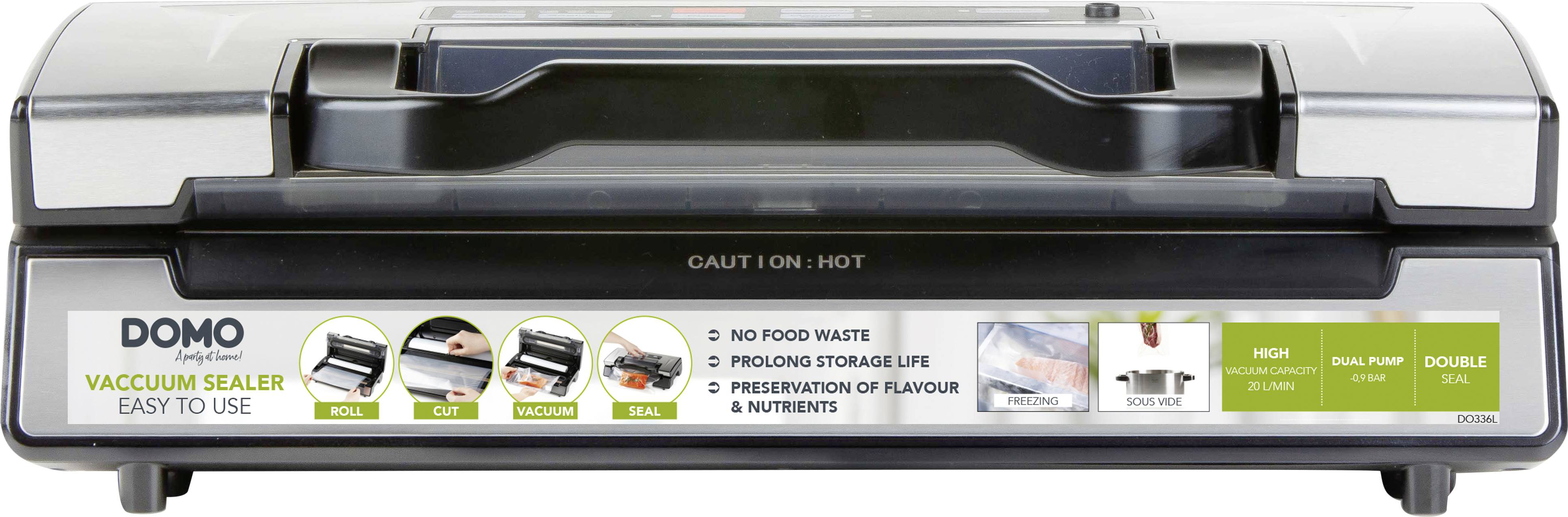 DOMO DO336L DO336L Vakuumierer klappbar, kabelgebunden
