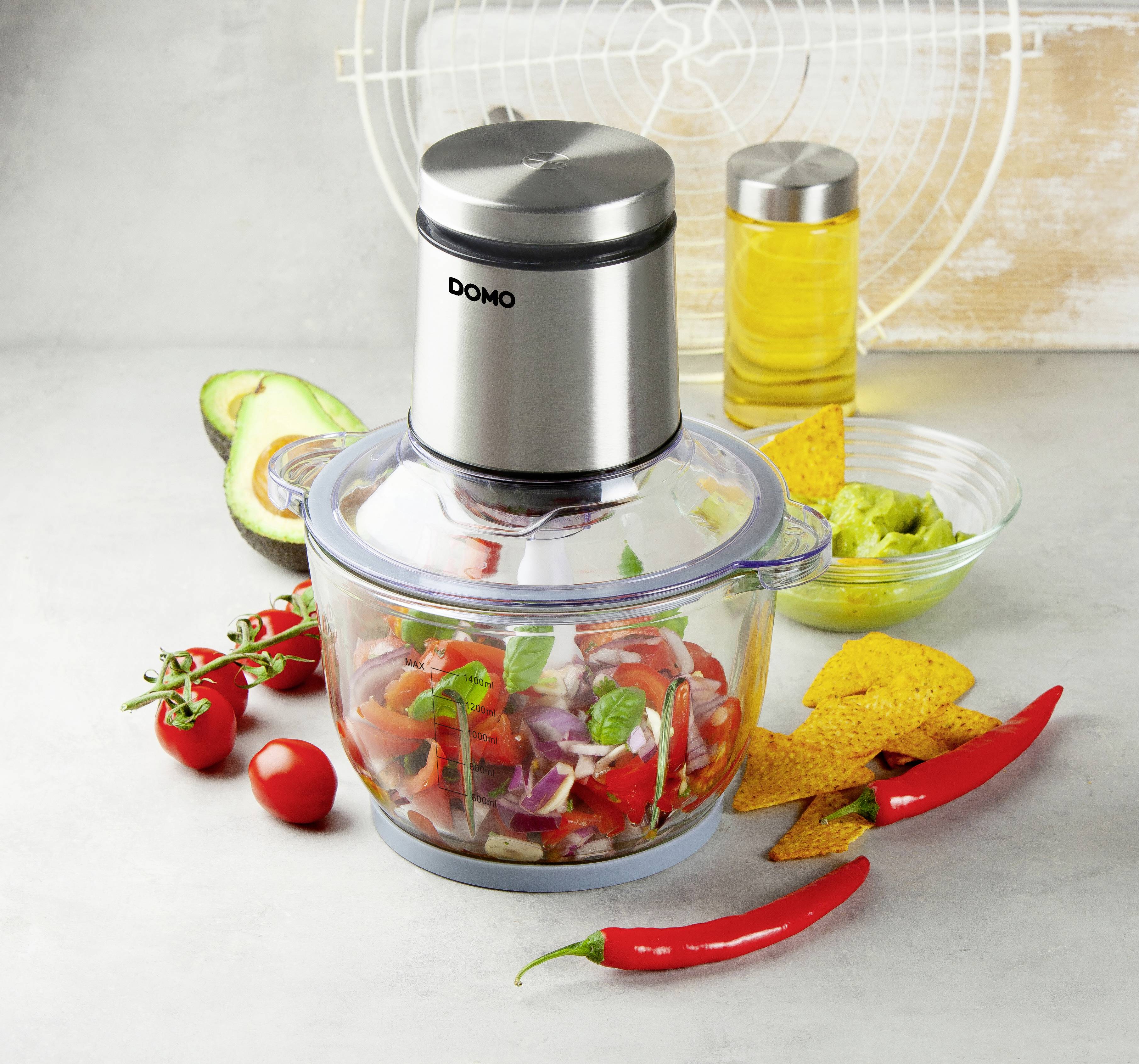 DOMO DO9244MC Zerkleinerer Edelstahl