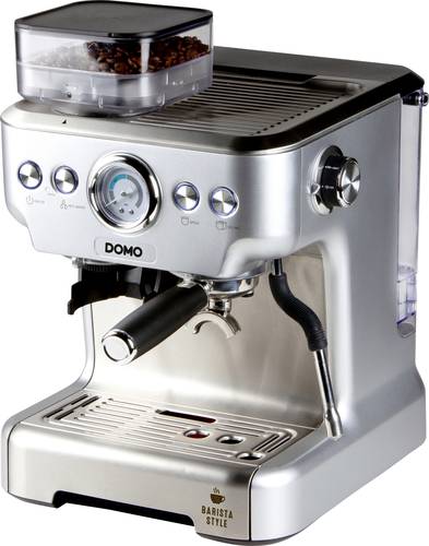 DOMO DO725K Espressomaschine mit Siebträger Silber  - Onlineshop Voelkner
