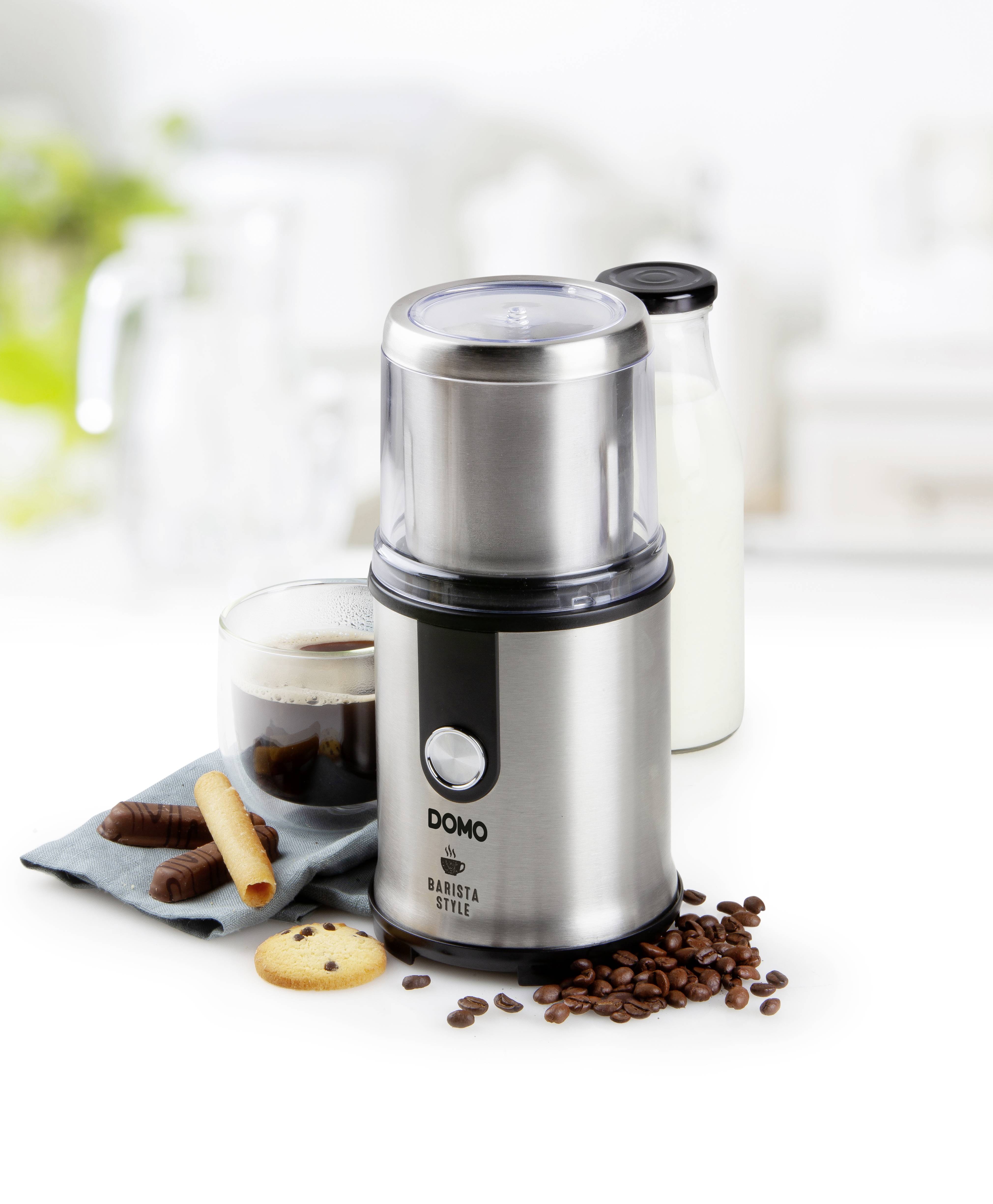 DOMO DO723K Kaffeemühle Silber