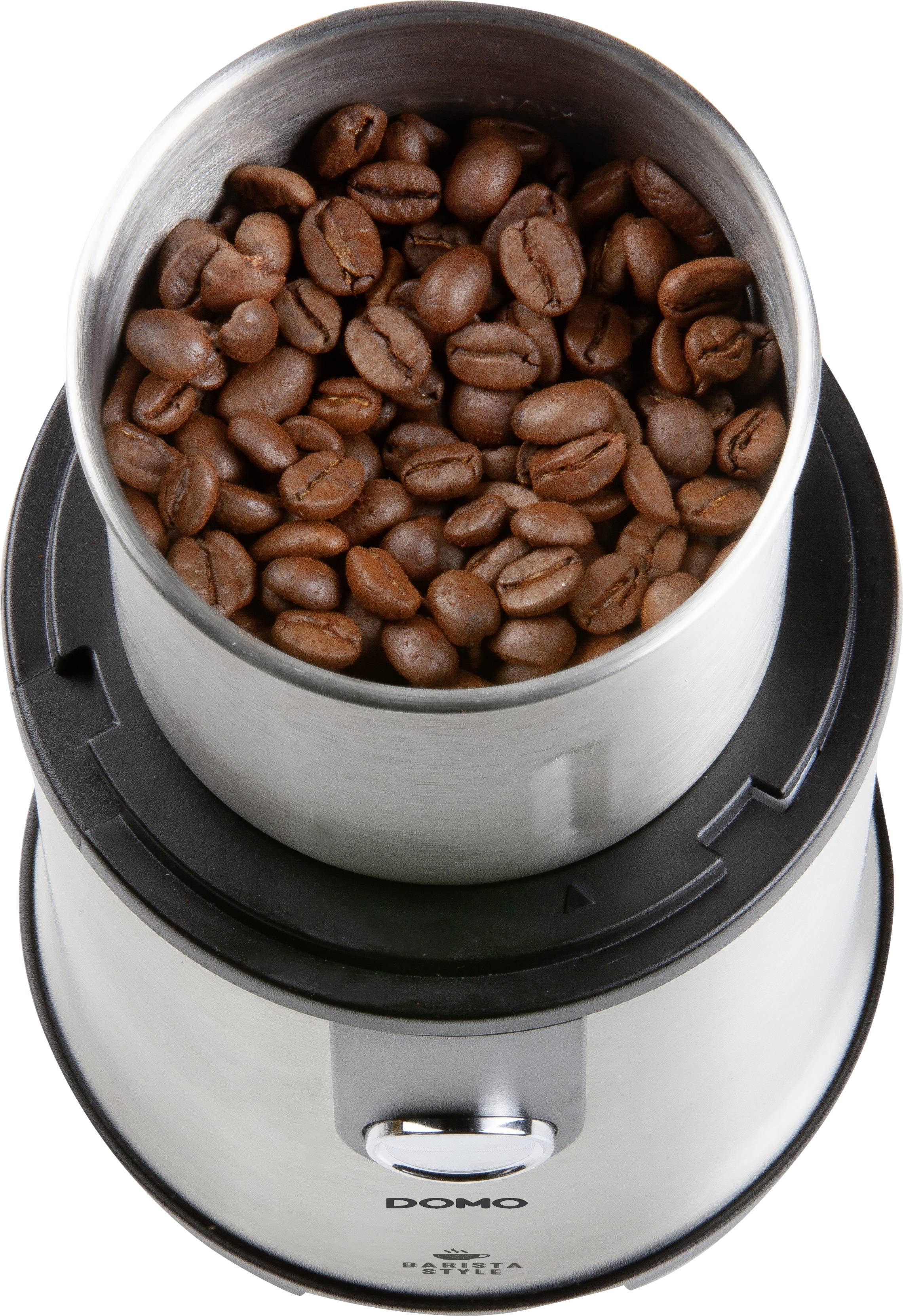 DOMO DO723K Kaffeemühle Silber