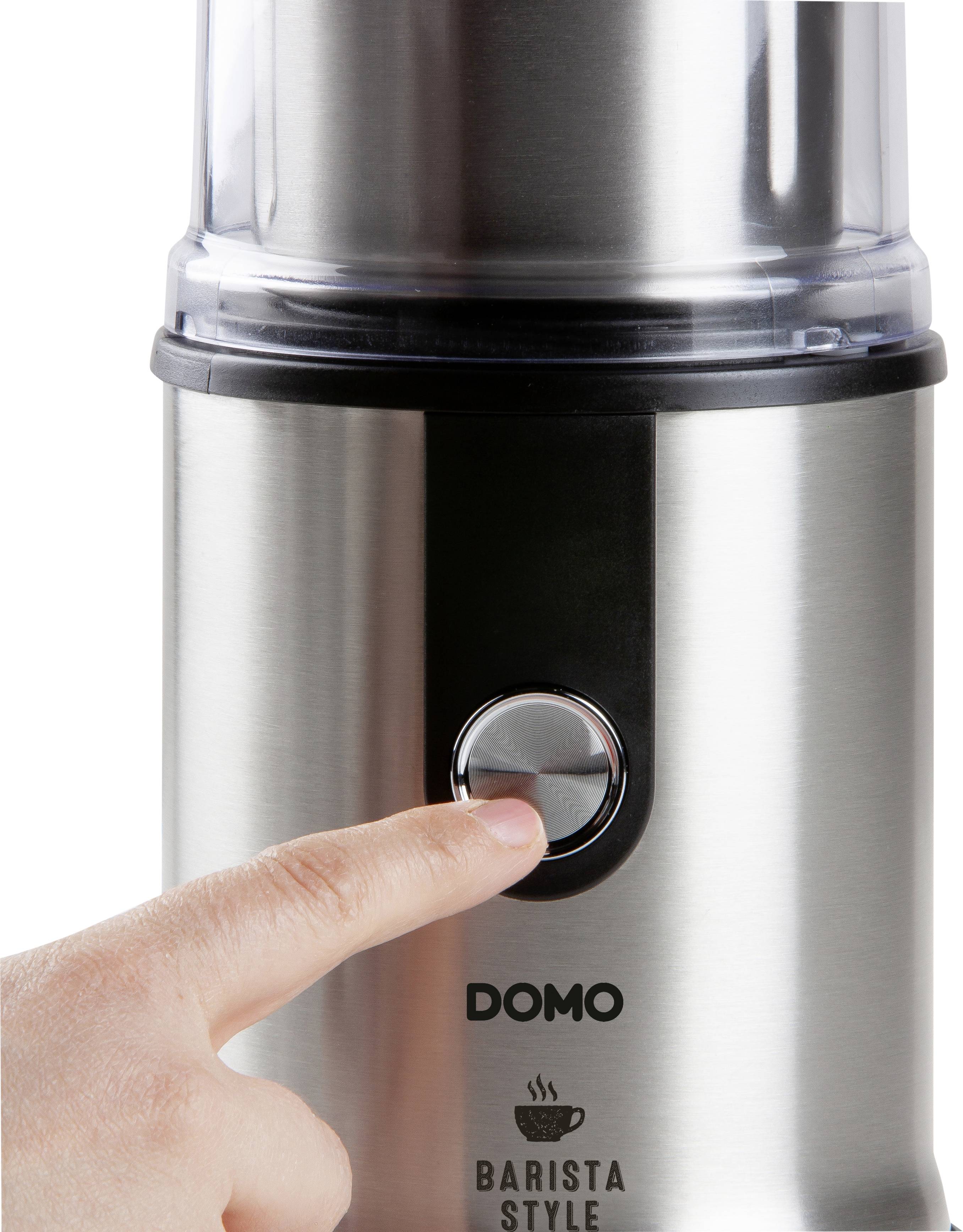 DOMO DO723K Kaffeemühle Silber