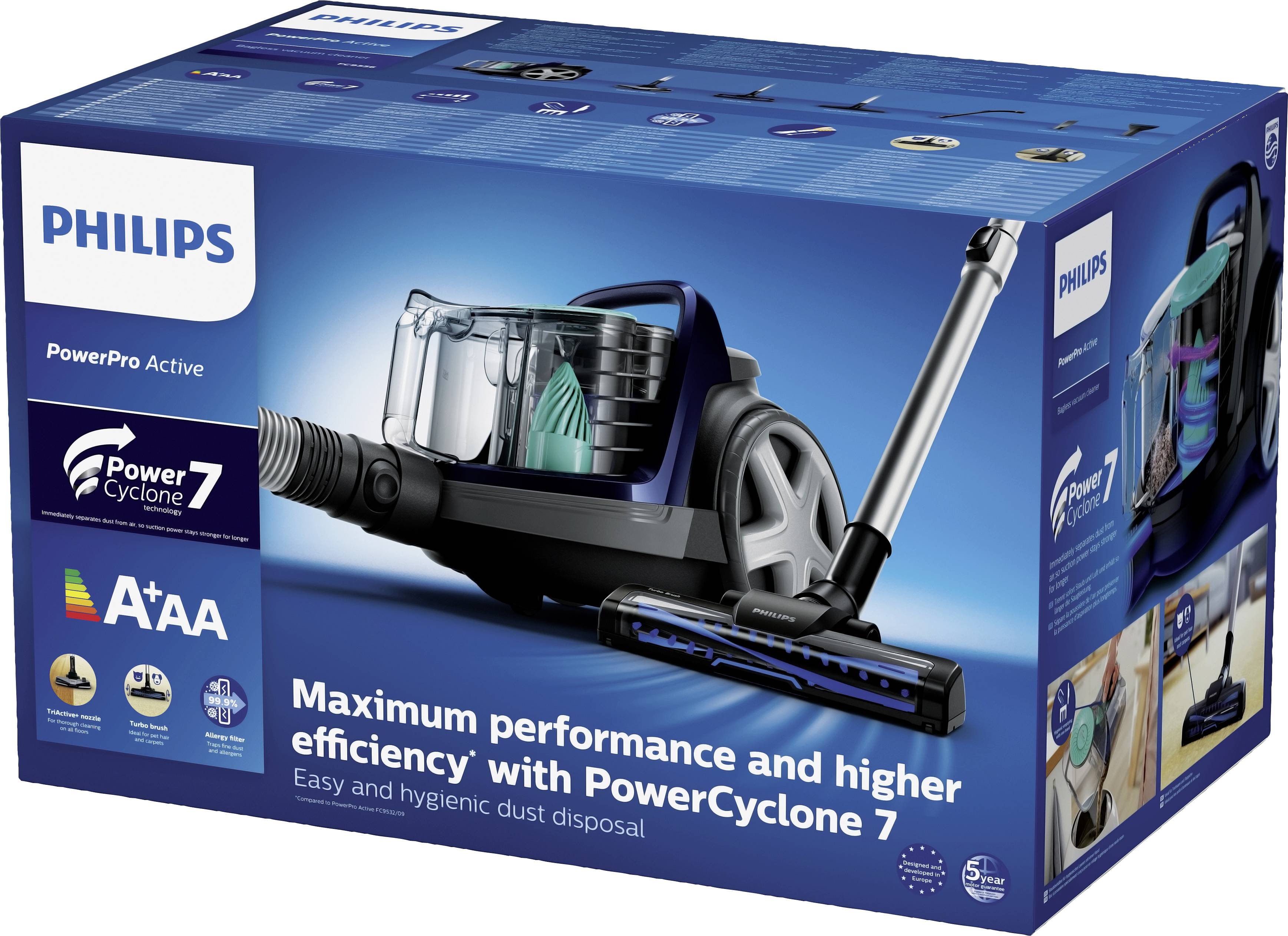 Philips Home FC9556/09 Staubsauger ohne Beutel 900W