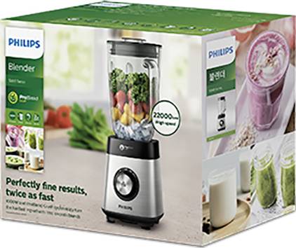 Philips Home HR3571/90 Standmixer 1000W Edelstahl (gebürstet)