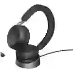 Jabra Evolve2 75 On Ear Headset kabelgebunden Schwarz Batterieladeanzeige, Mikrofon-Stummschaltung Telefon Jabra Evolve2 75 On Ear Headset kabelgebunden Schwarz Batterieladeanzeige, Mikrofon-Stummschaltung Telefon