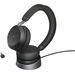 Jabra Evolve2 75 Telefon On Ear Headset kabelgebunden Schwarz Batterieladeanzeige, Mikrofon-Stummsc