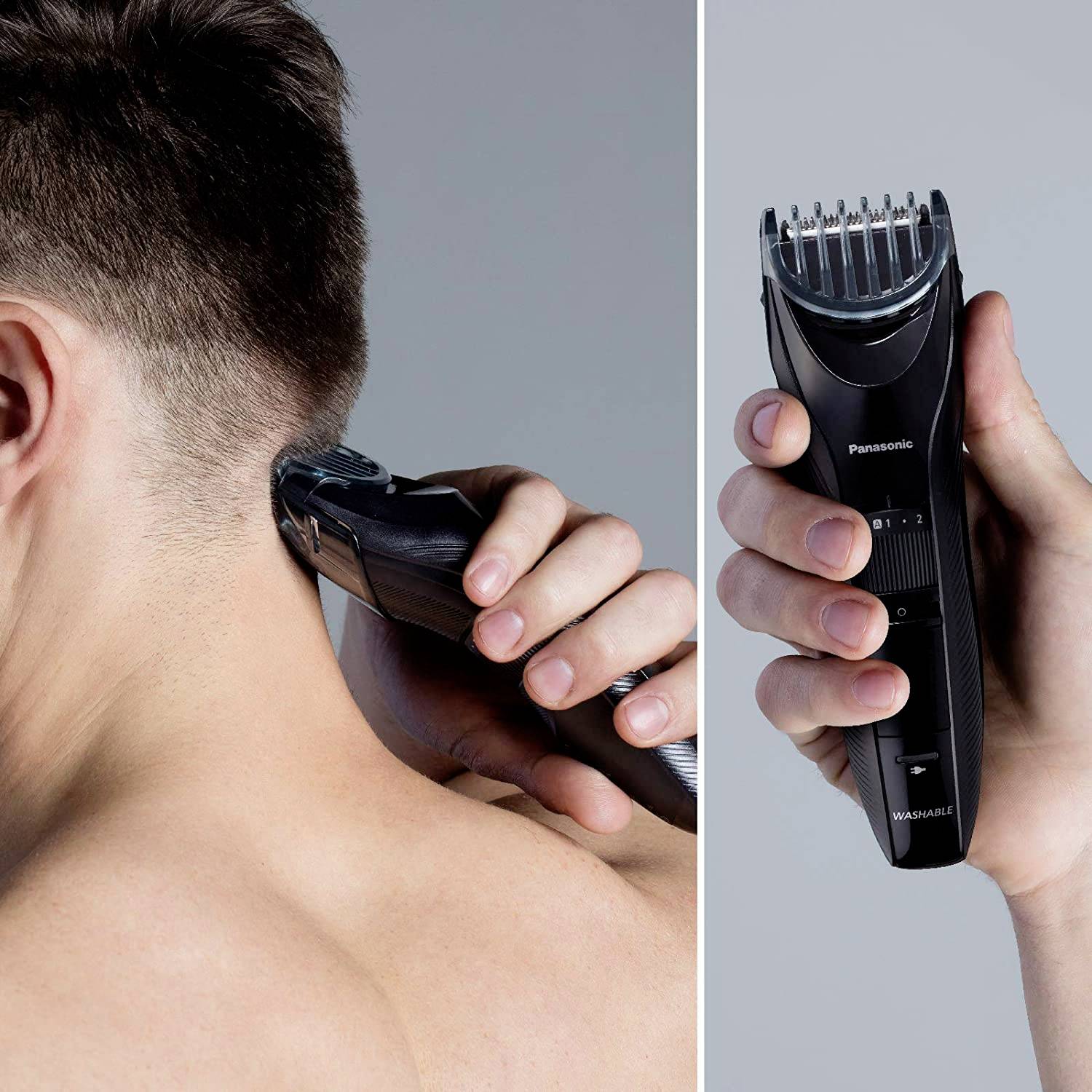 Panasonic ER-GC53 Haarschneider abwaschbar Schwarz
