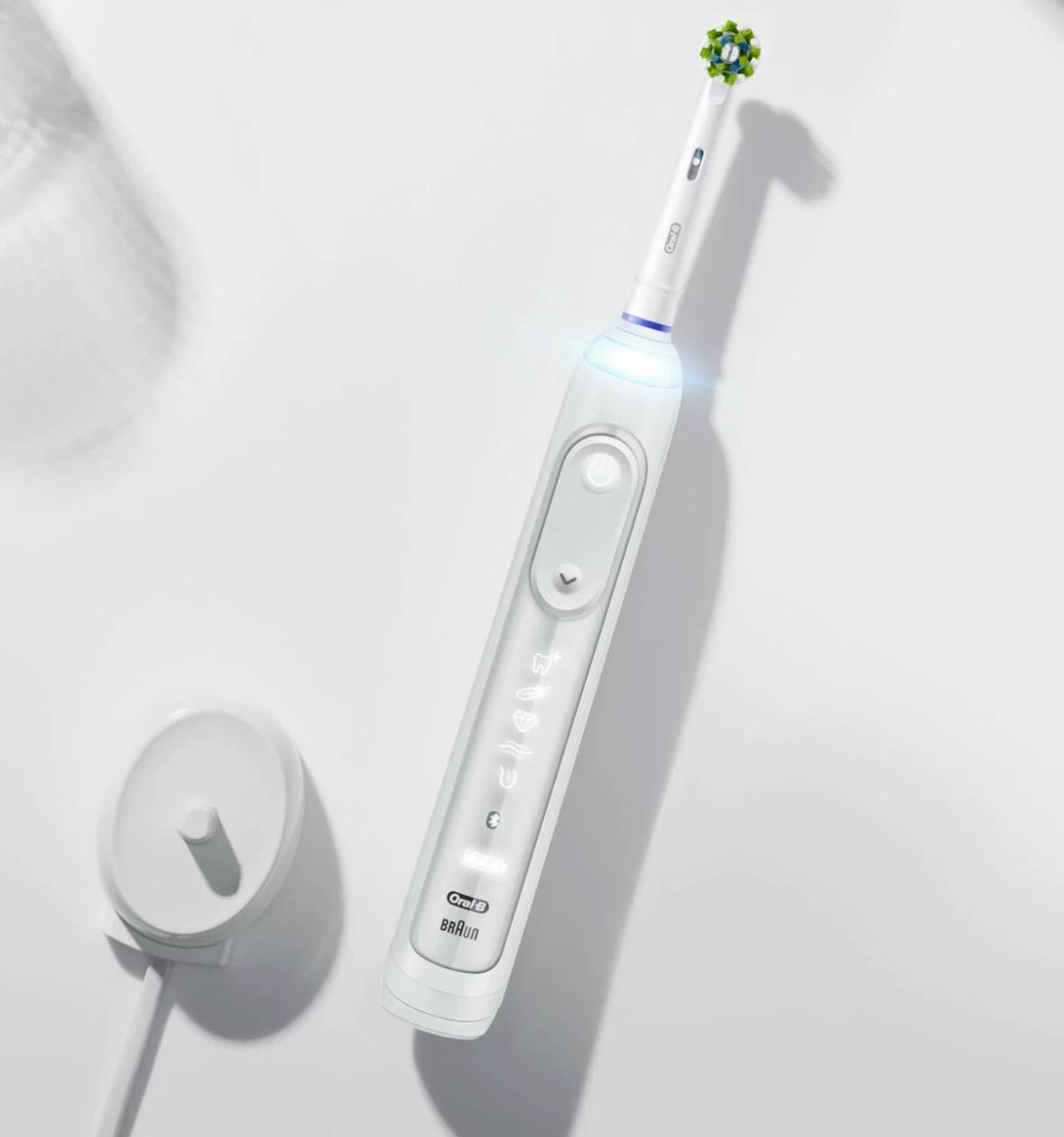 Oral-B Genius X 4210201396901 Elektrische Zahnbürste Schallzahnbürste Weiß