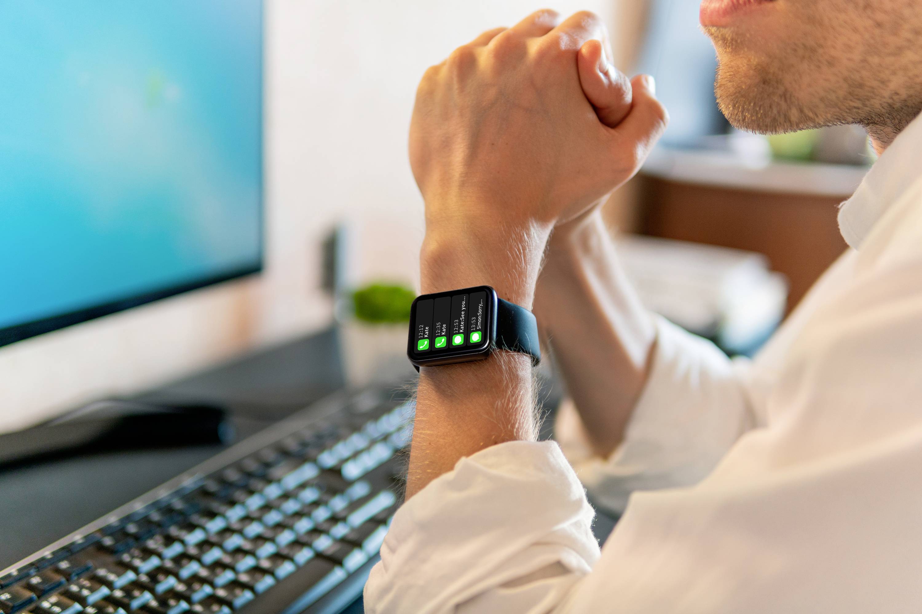 Technaxx Smartwatch TX-SW7HR Schwarz