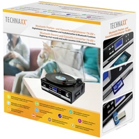 Technaxx TX-22+ USB-Plattenspieler Riemenantrieb Schwarz Technaxx TX-22+ USB-Plattenspieler Riemenantrieb Schwarz