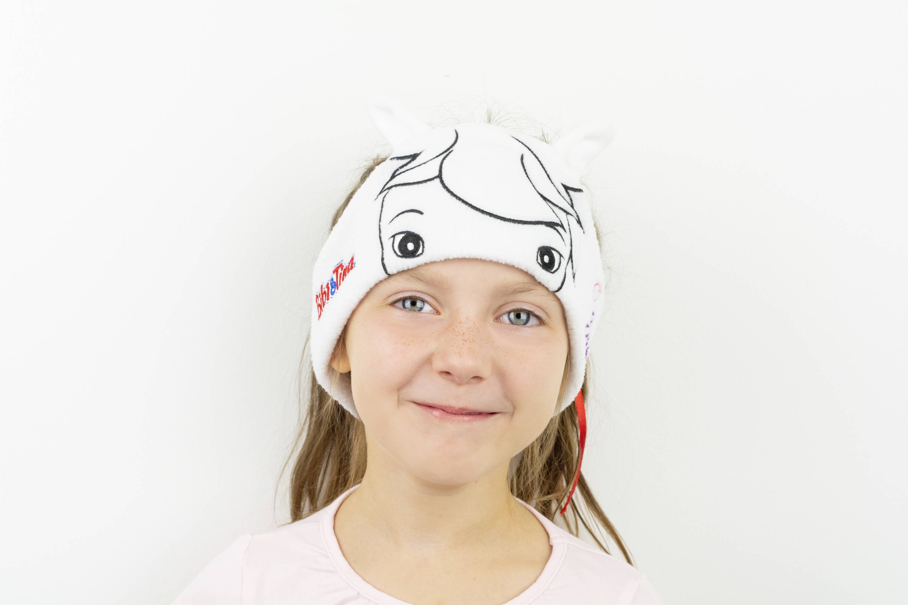 Technaxx Bibi&Tina On Ear Kopfhörer kabelgebunden Weiß Lautstärkebegrenzung, Stirnband Kinder