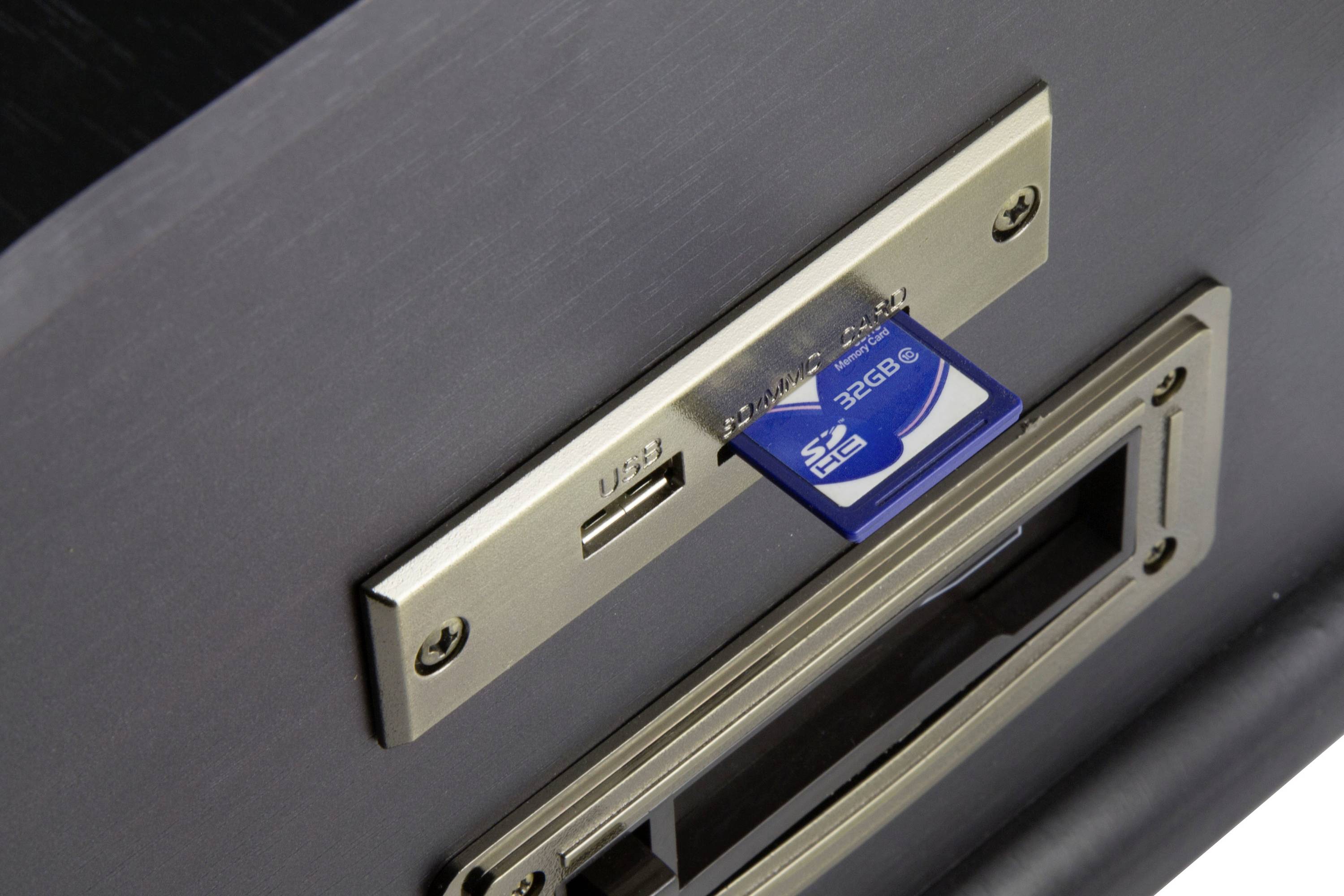 Technaxx TX-103 USB-Plattenspieler Riemenantrieb Braun-antik