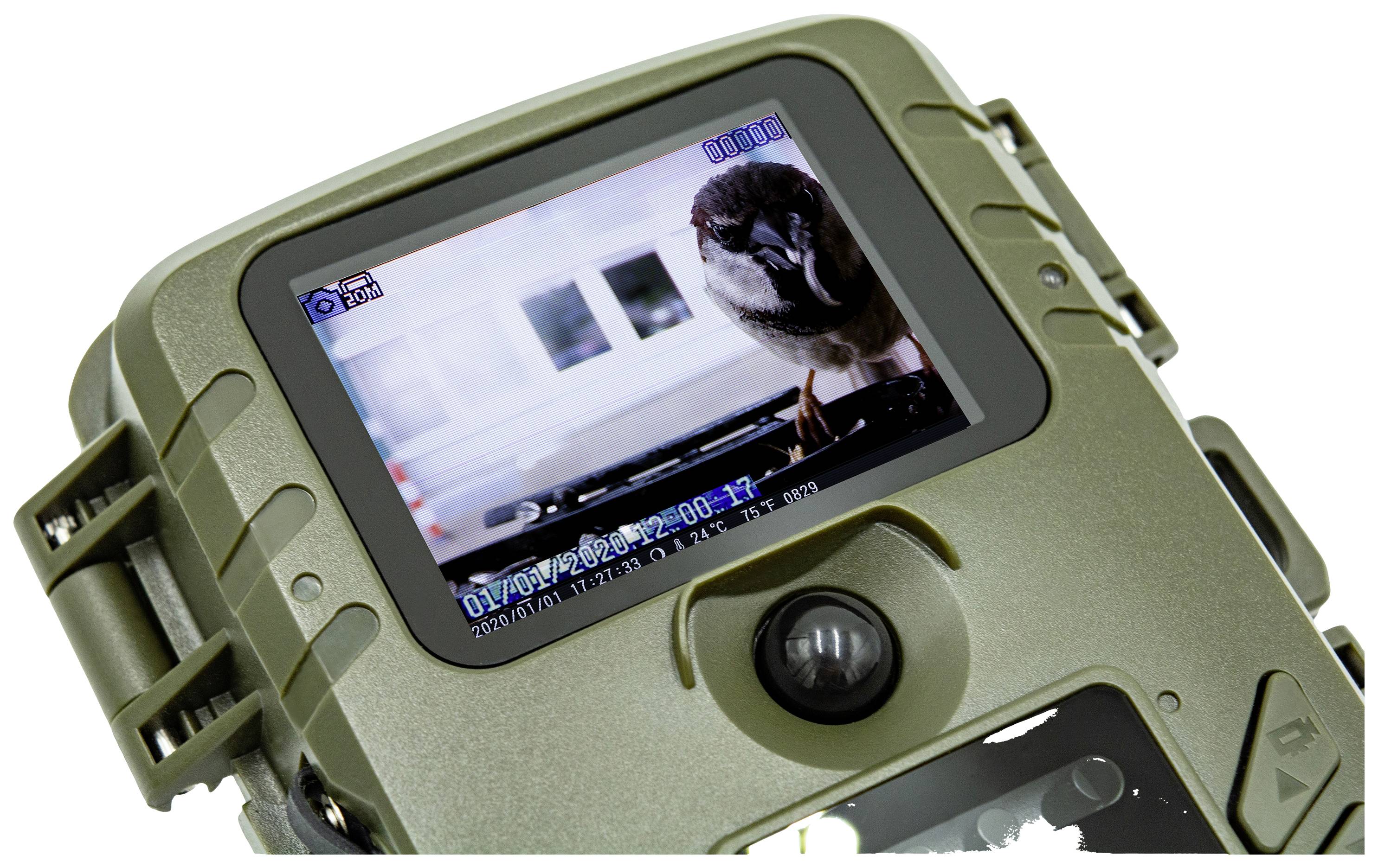 Technaxx TX-165 Wildkamera Tonaufzeichnung, Black LEDs, inkl. Klemmhalterung Grün