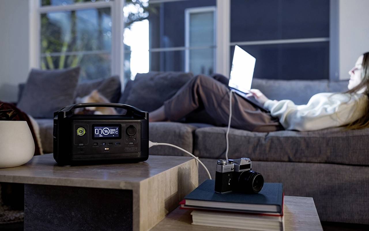 ECOFLOW River Powerstation Schwarz