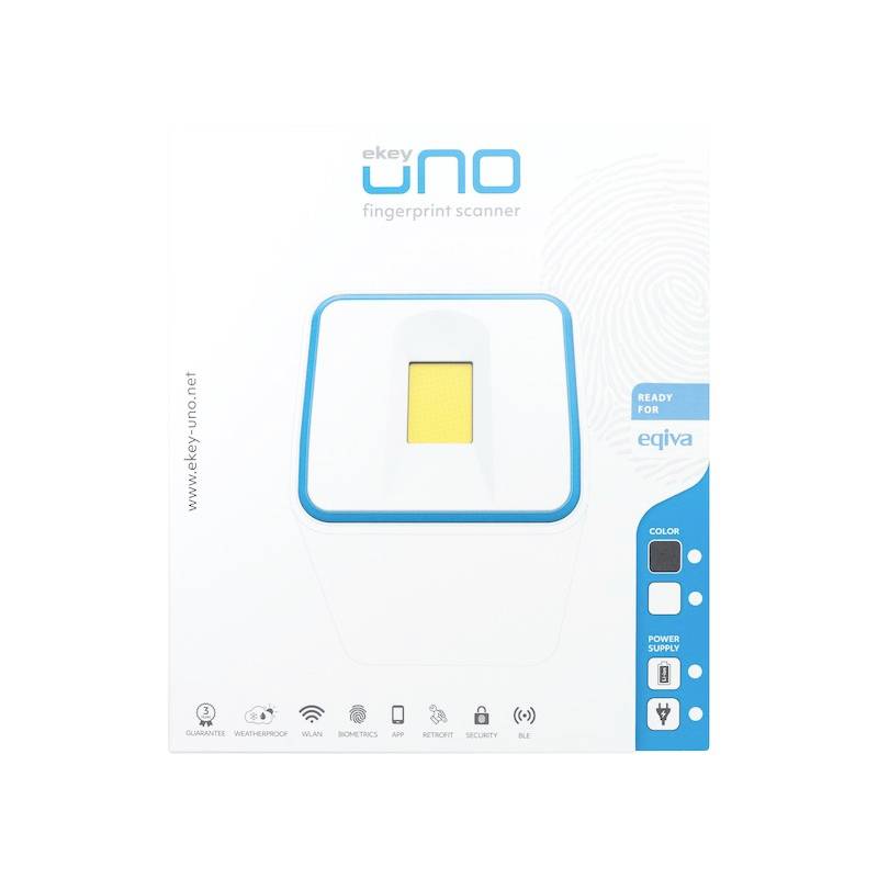 EKEY UNO 200022 Fingerprint Zugangssystem Aufputz 8.4V IP54 Bluetooth-fähig