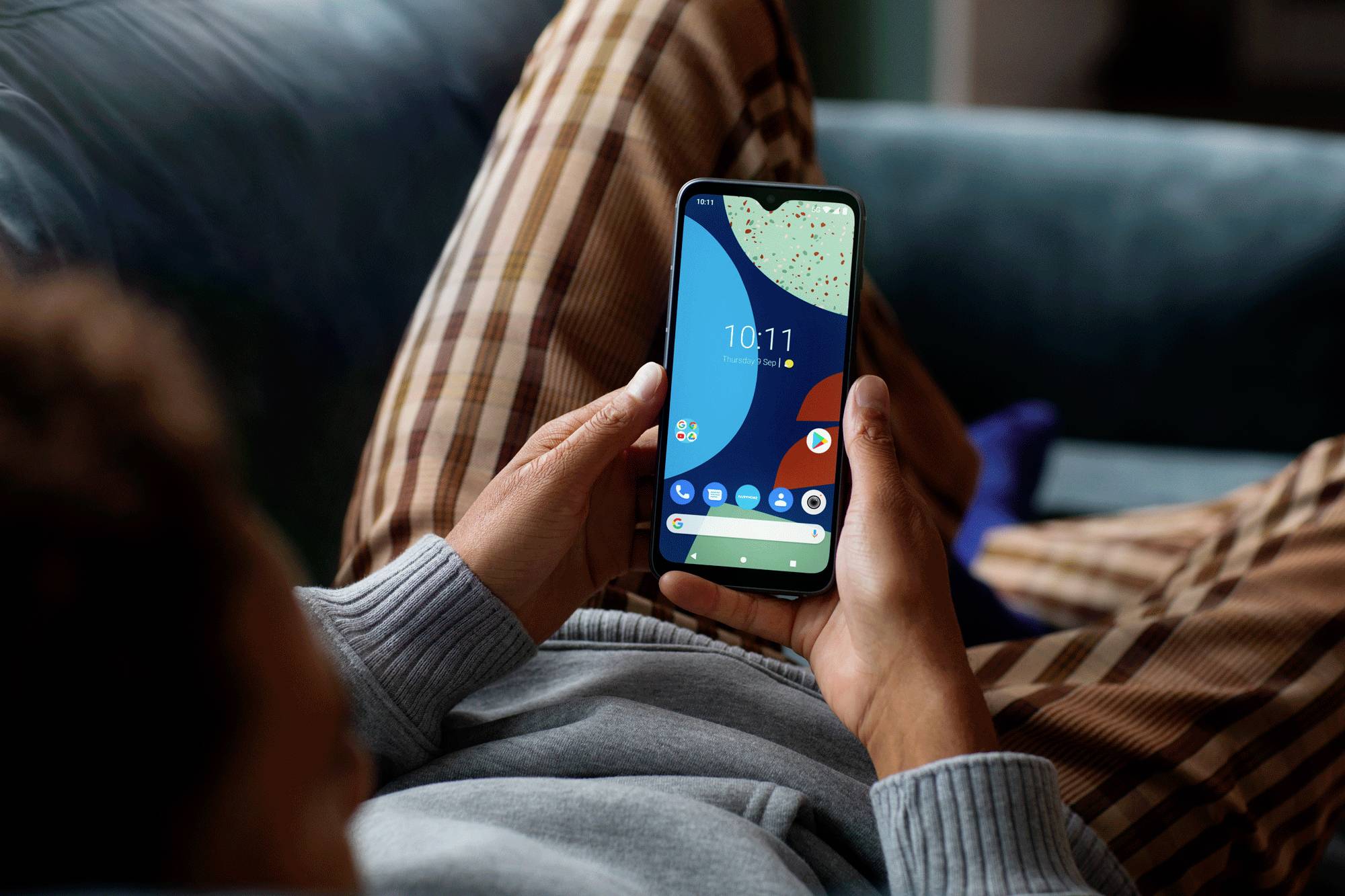 Fairphone Fairphone 4 128 GB Grau 16 cm (6.3 Zoll) Smartphone