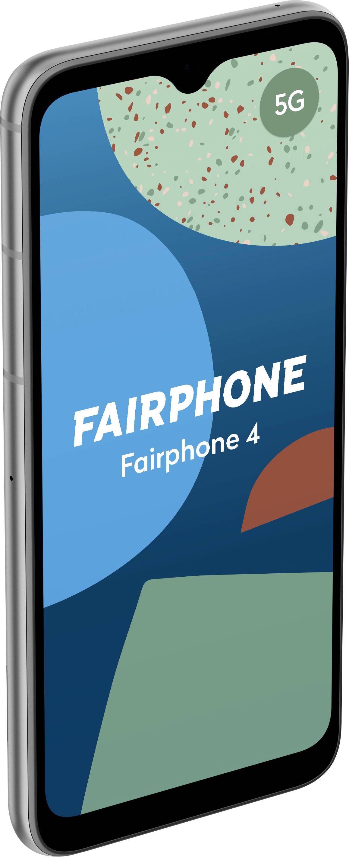 Fairphone Fairphone 4 128 GB Grau 16 cm (6.3 Zoll) Smartphone